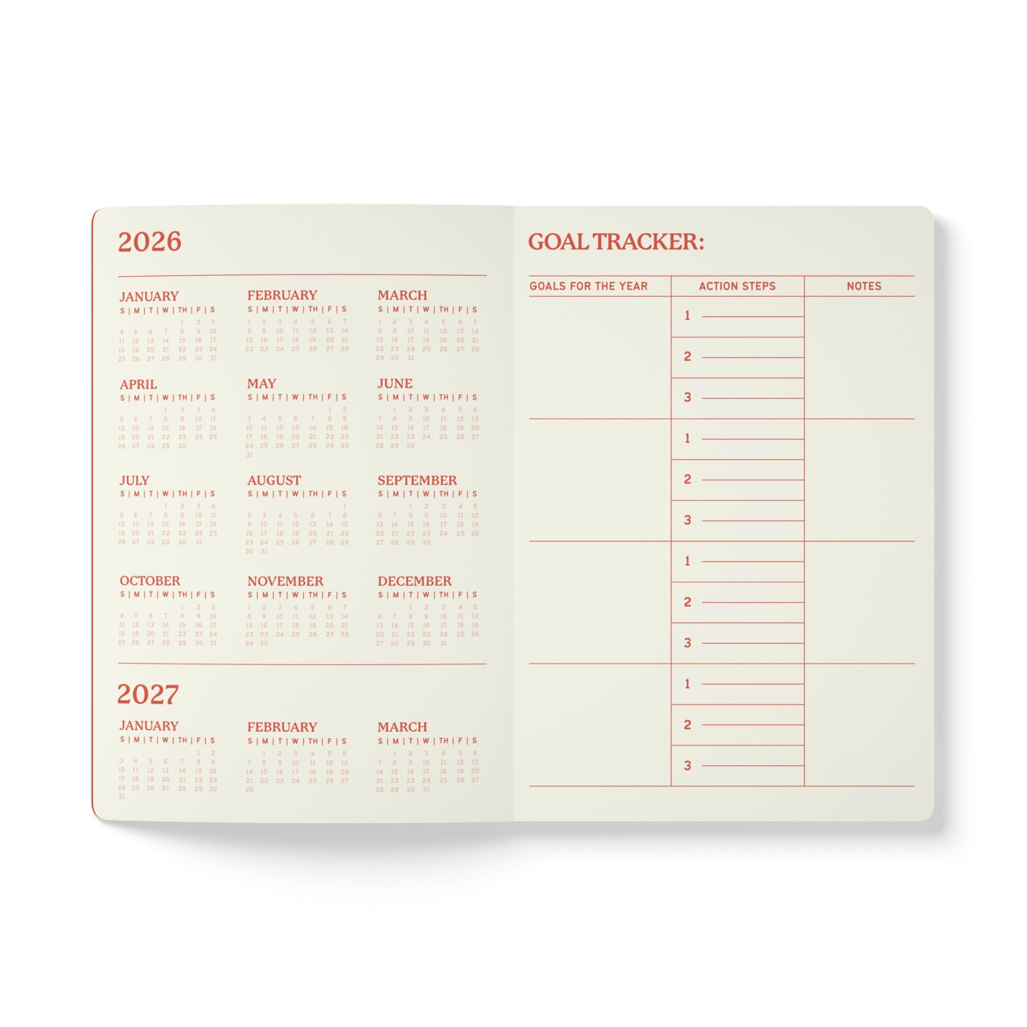 Softcover Journal (with Inside Prints) - Red