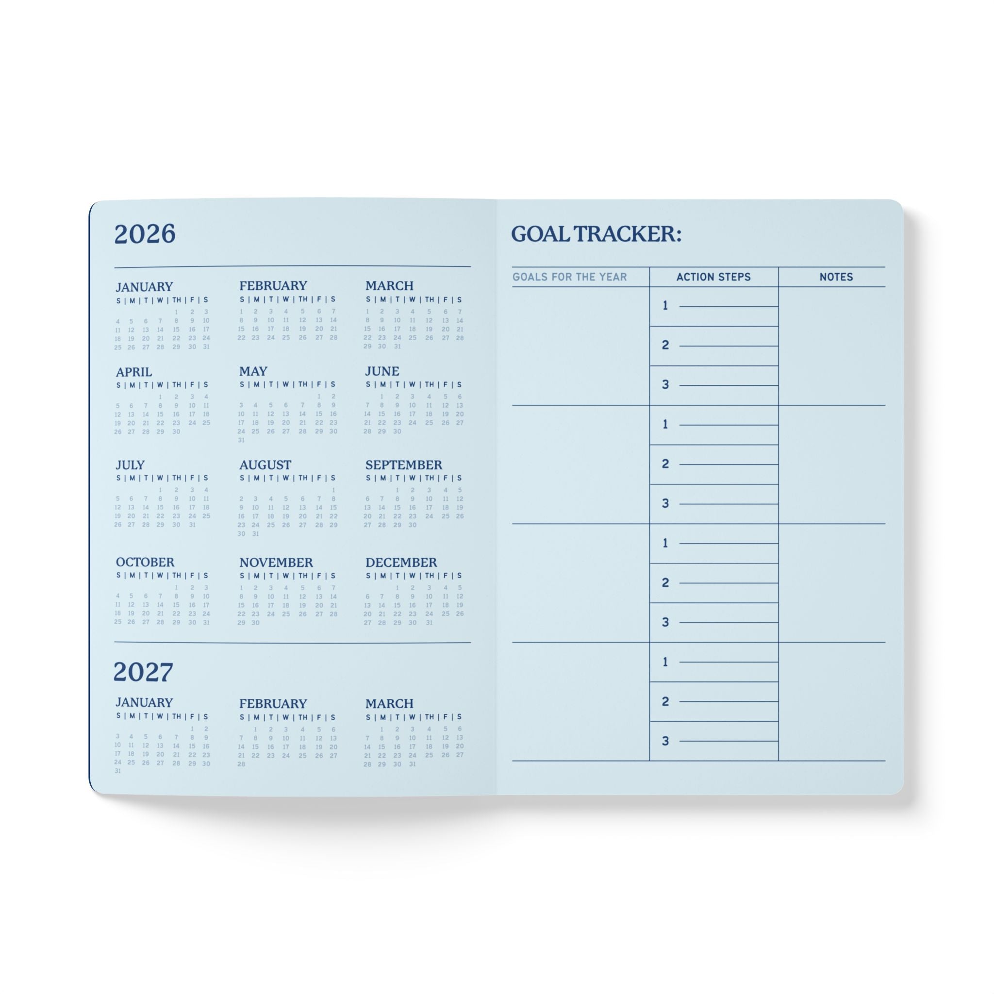 Softcover Journal (with Inside Prints) - Blue