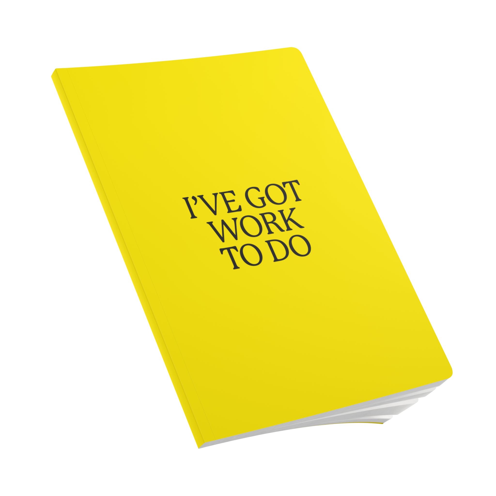 Softcover Journal (with Inside Prints) - Yellow