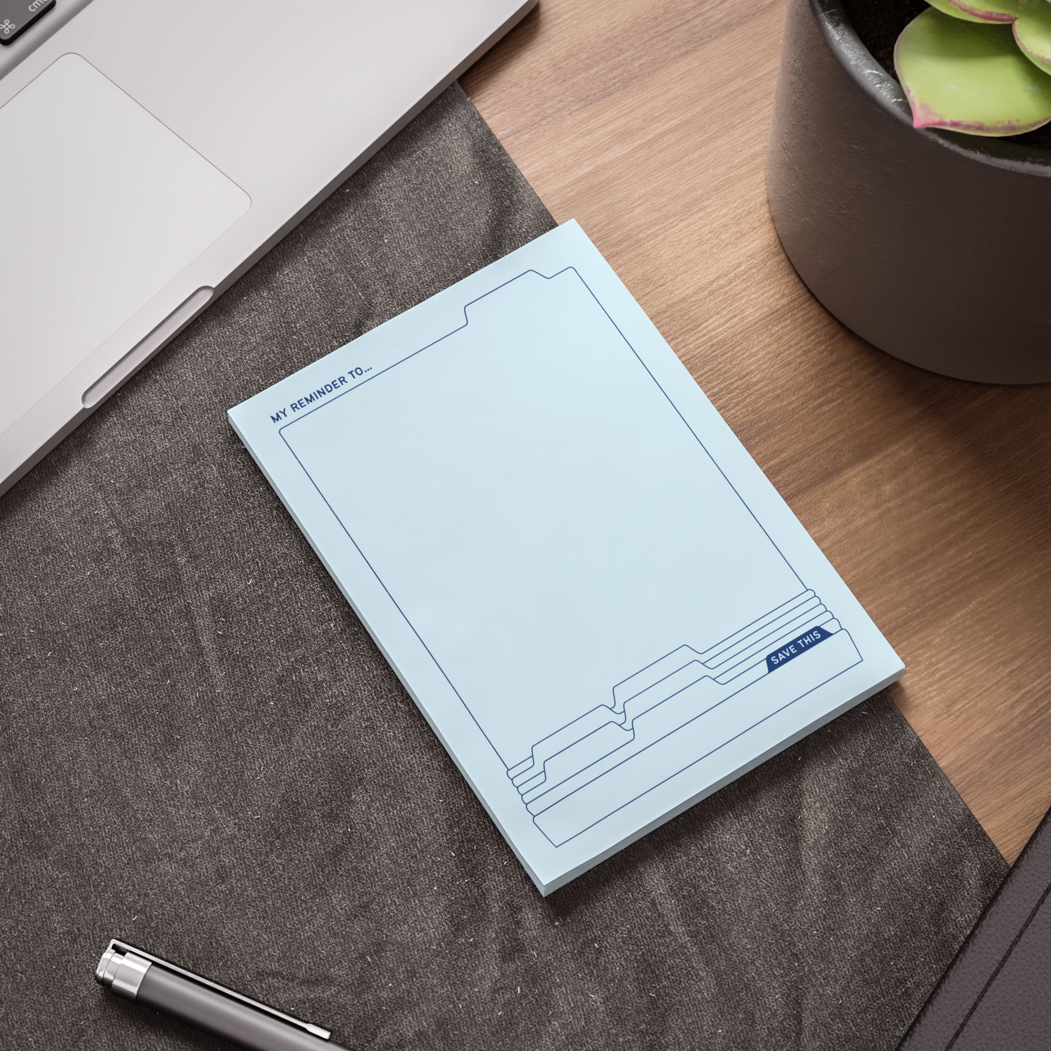 Daily Post-it® Note Pads - Blue