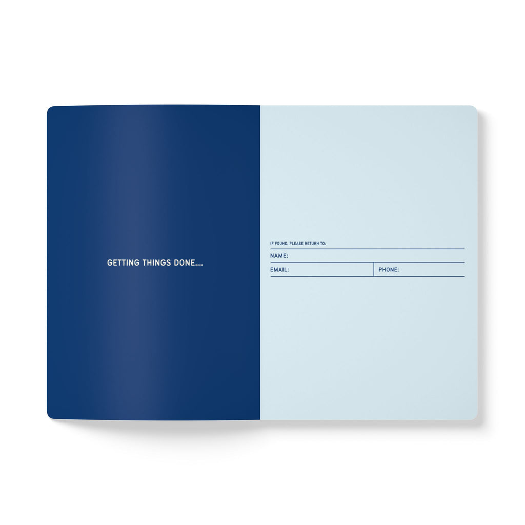 Softcover Journal (with Inside Prints) - Blue