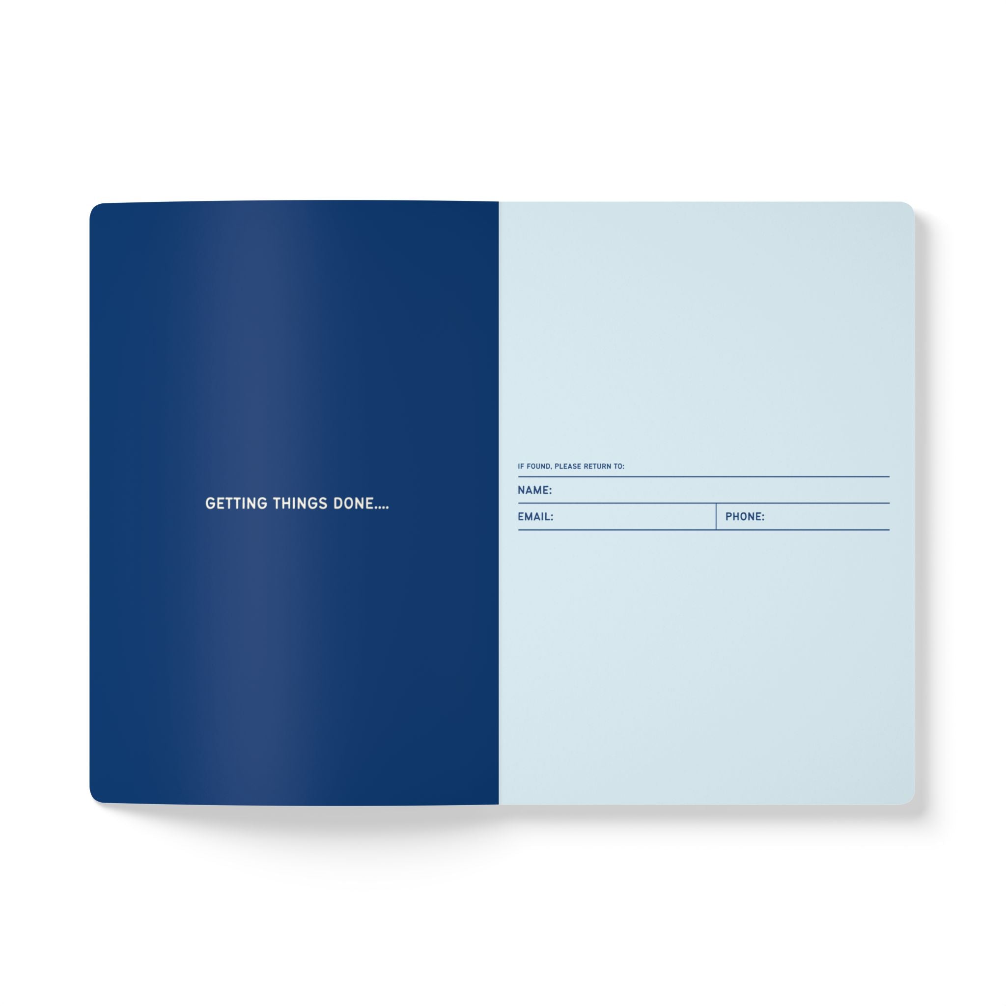 Softcover Journal (with Inside Prints) - Blue