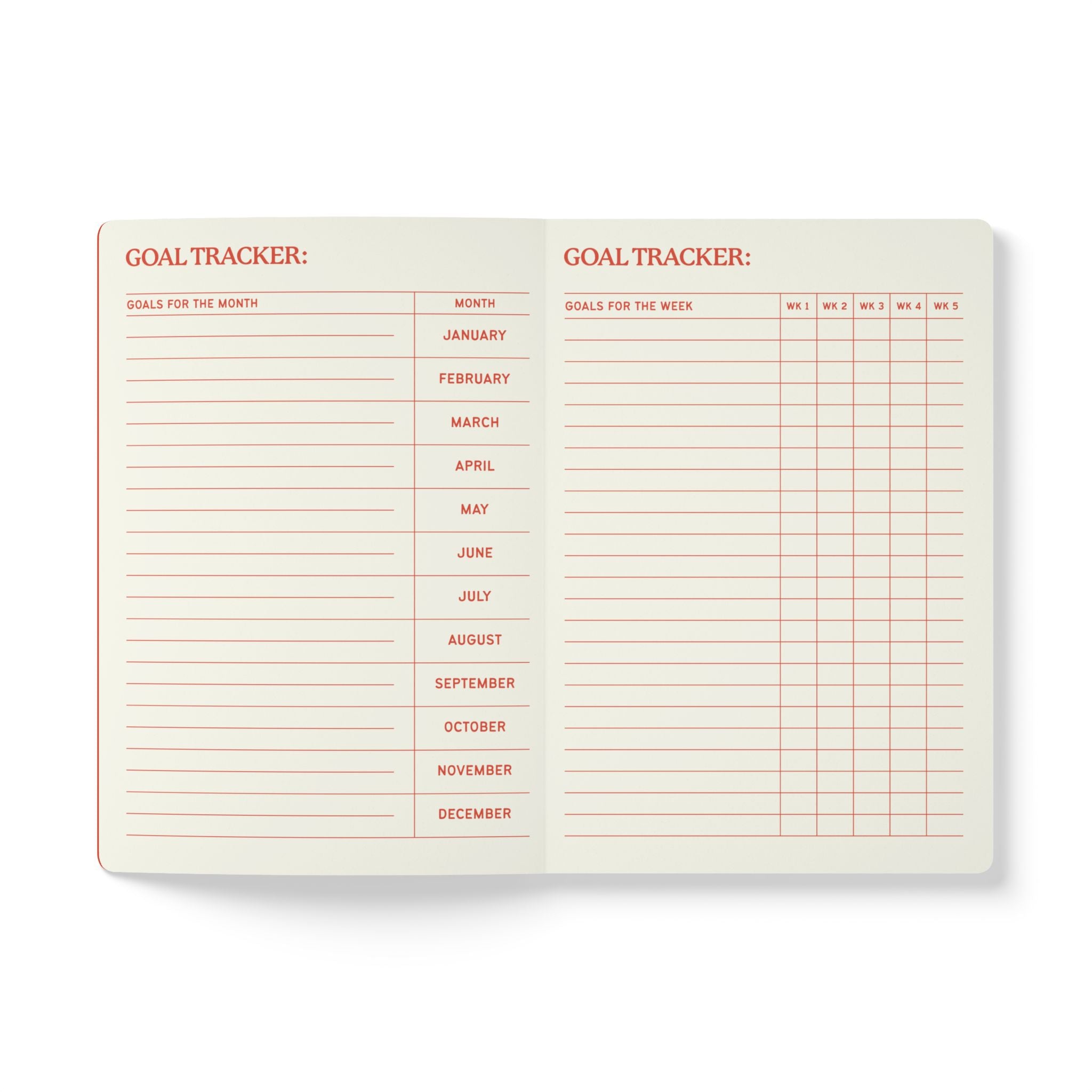 Softcover Journal (with Inside Prints) - Red