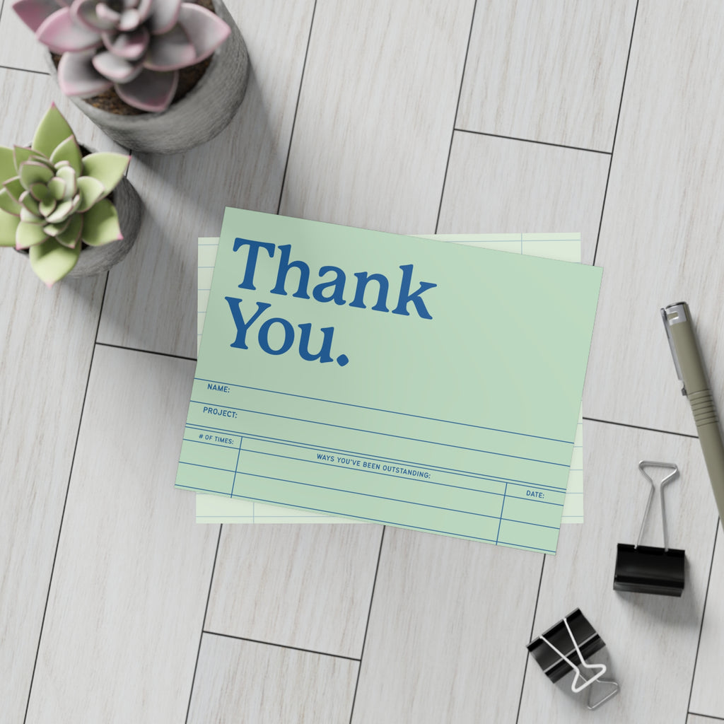 Thank You Greeting Card Bundles (envelopes included)