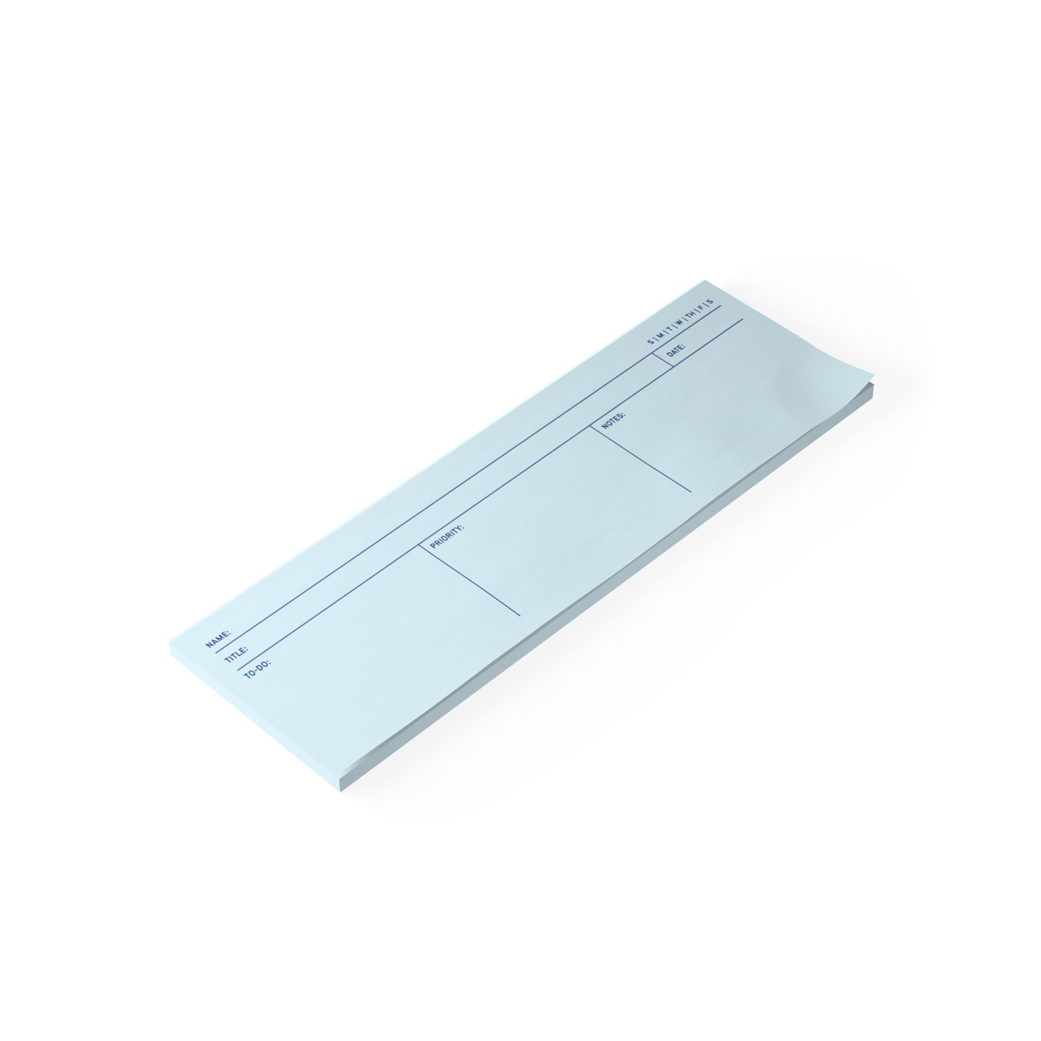 Task Tracker Post-it® Note Pads - Blue