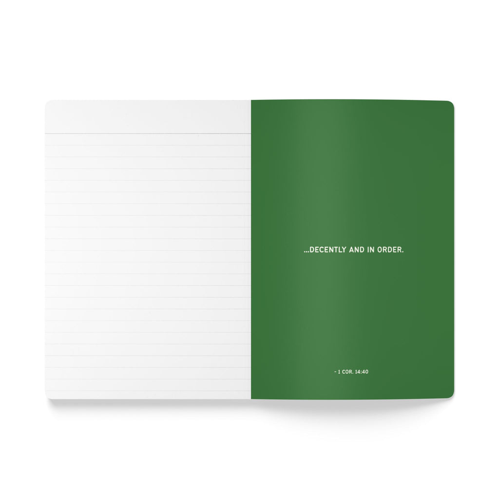 Softcover Journal (with Inside Prints) - Green