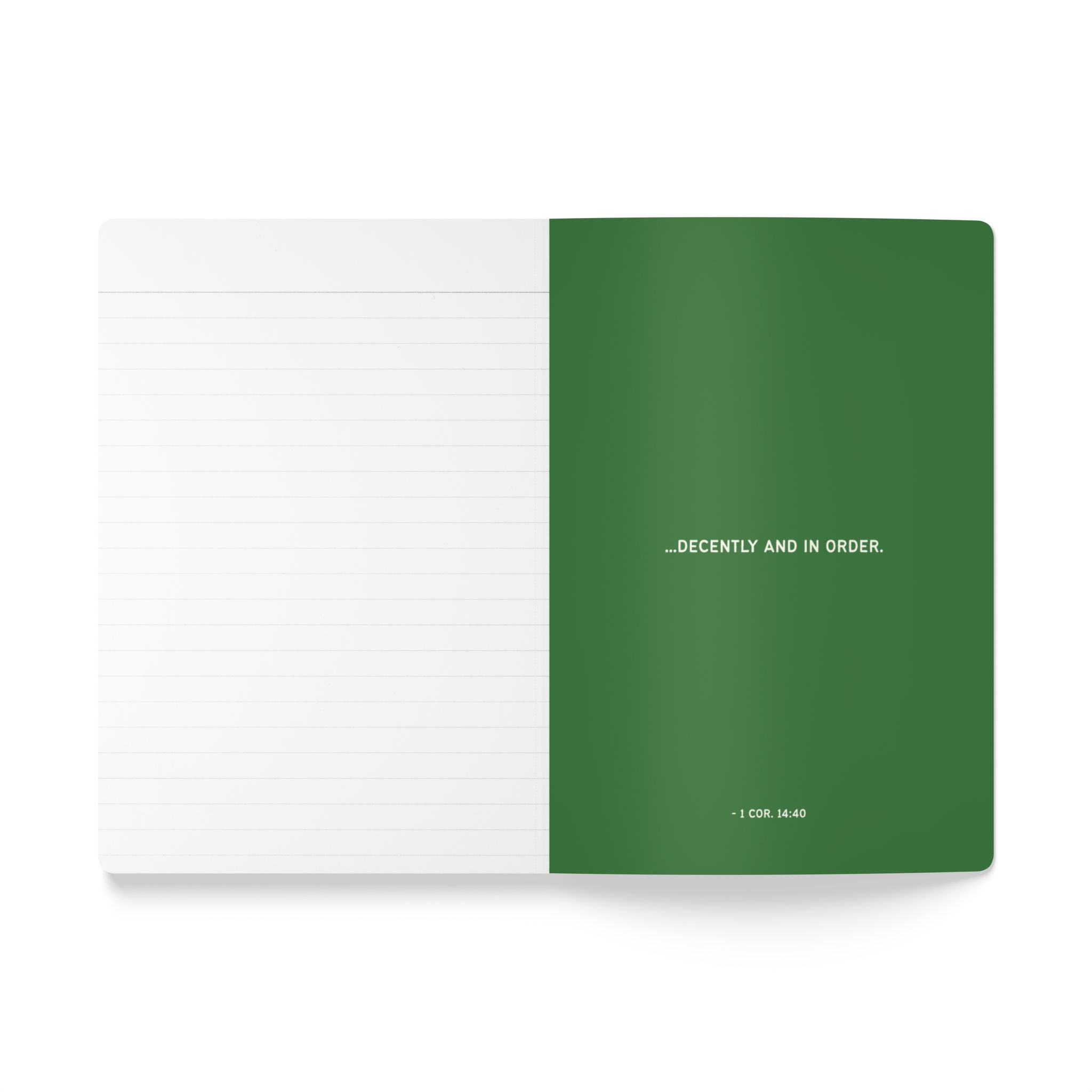 Softcover Journal (with Inside Prints) - Green