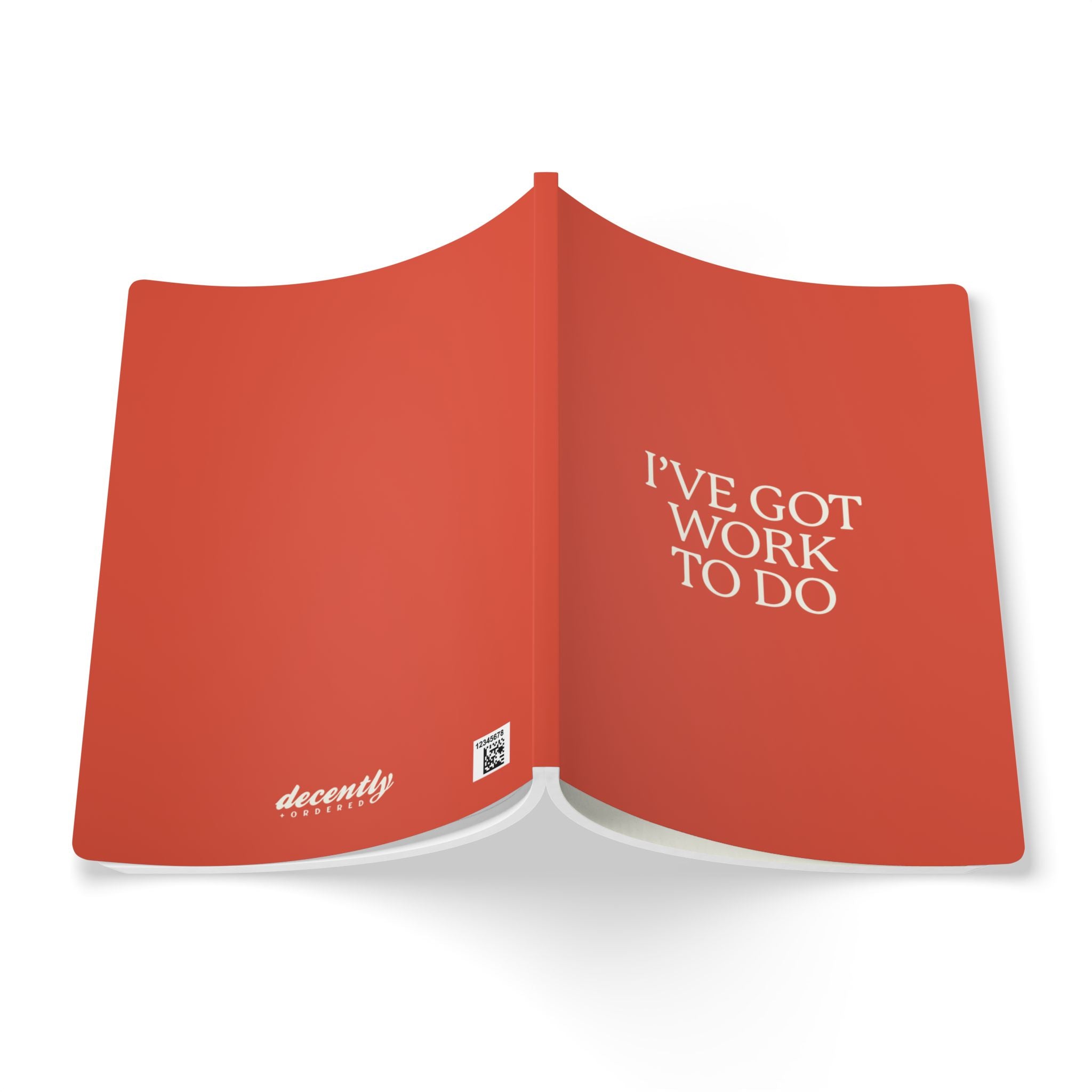 Softcover Journal (with Inside Prints) - Red