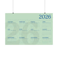 2026 Matte Horizontal Poster - Green