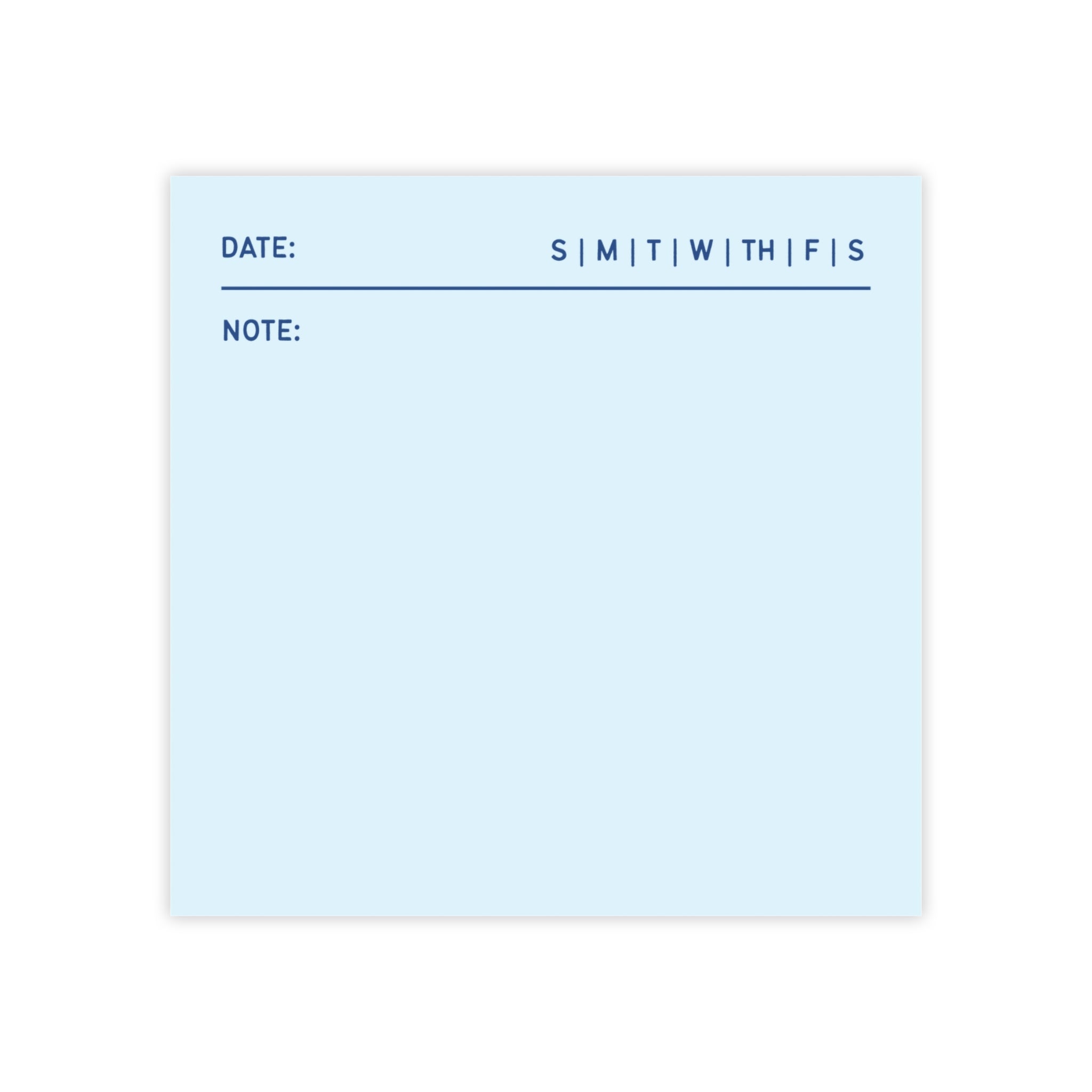 Task Tracker Post-it® Note Pads - Blue