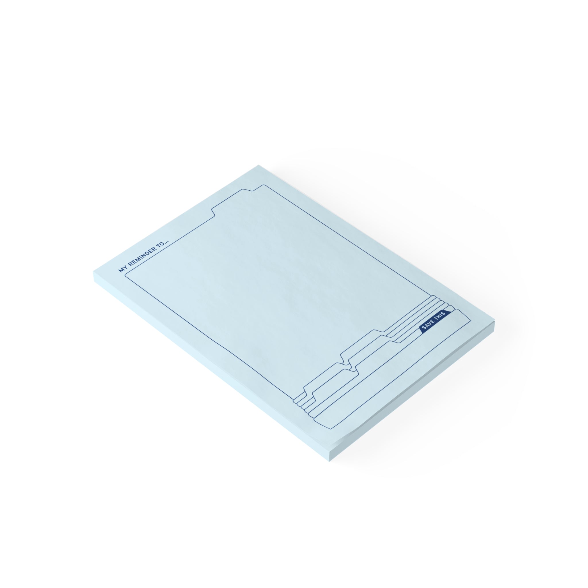 Daily Post-it® Note Pads - Blue