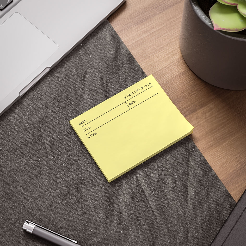 Task Tracker Post-it® Note Pads - Yellow