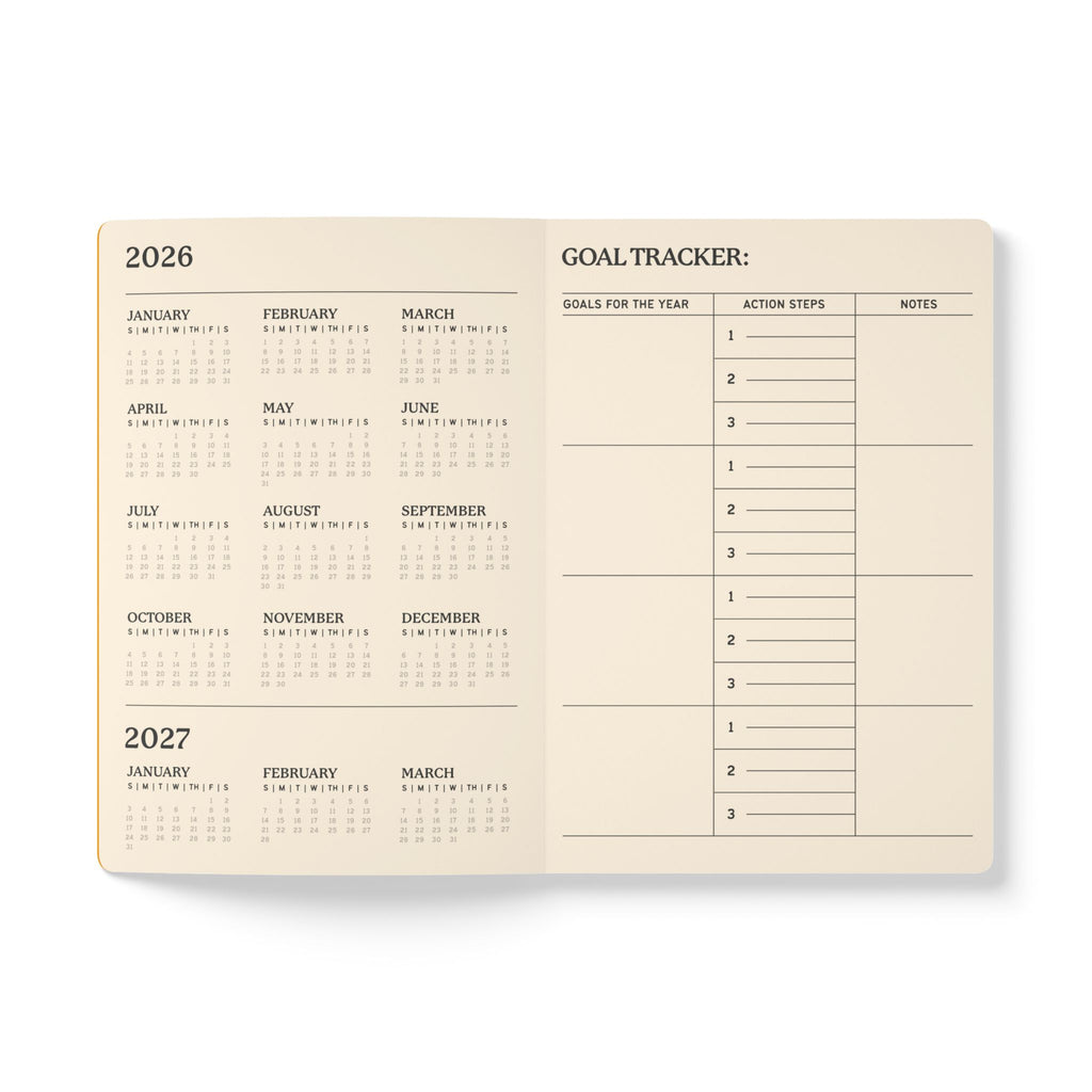 Softcover Journal (with Inside Prints) - Gold