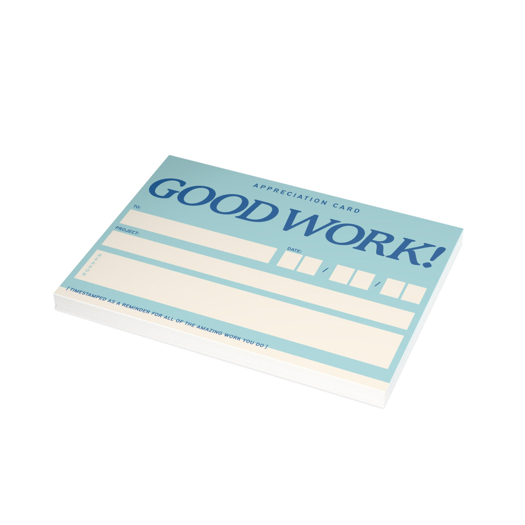 Good Work! Greeting Card Bundles (envelopes included)