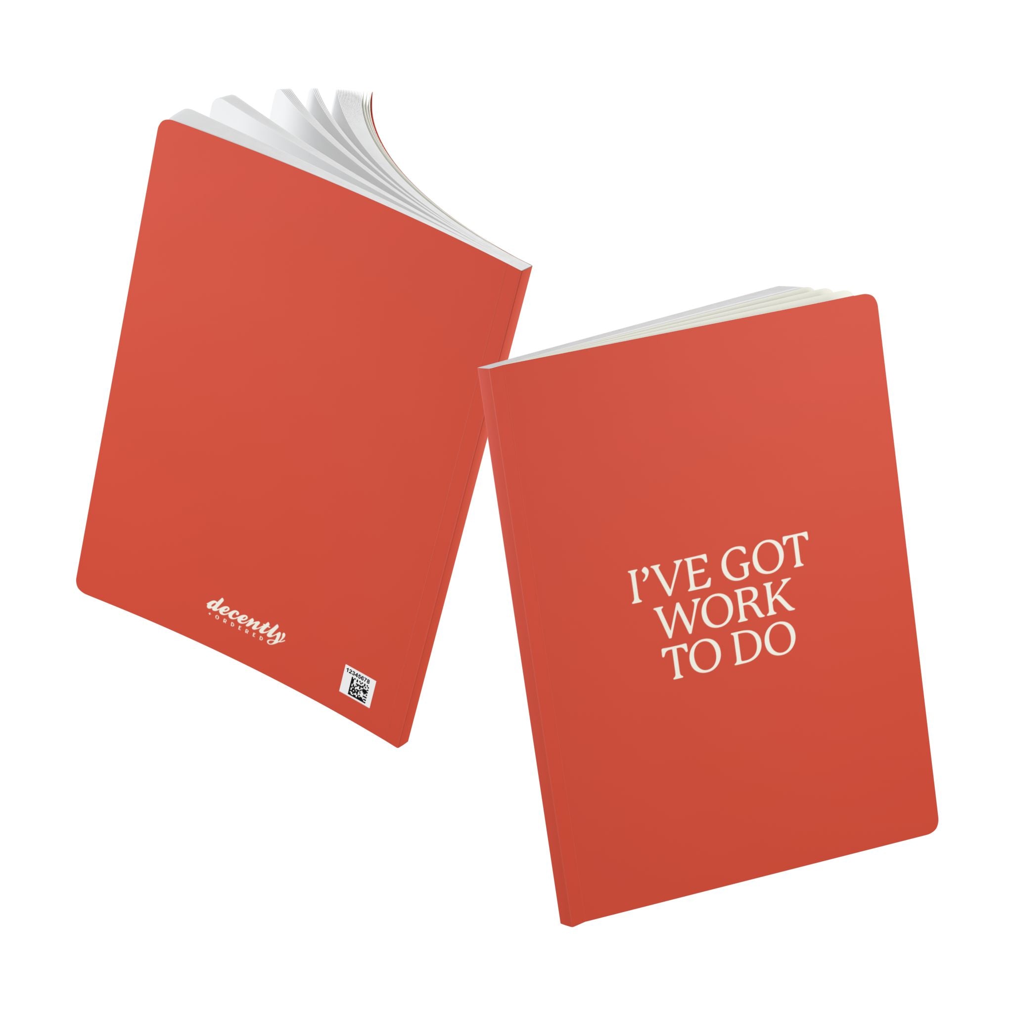 Softcover Journal (with Inside Prints) - Red