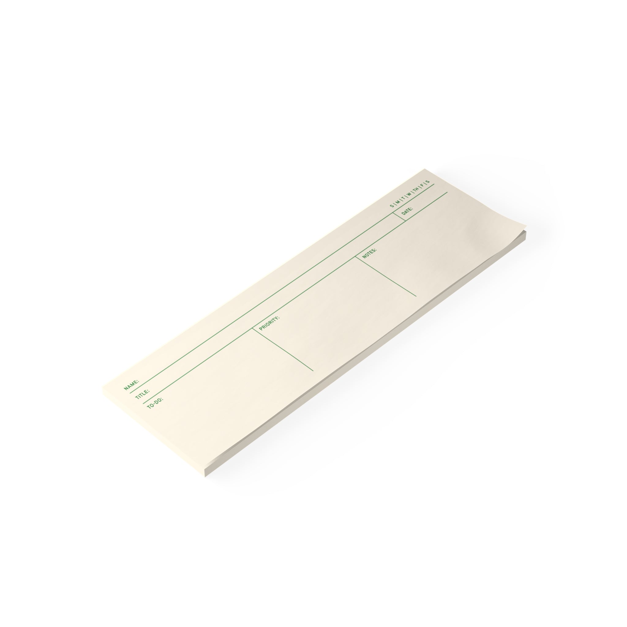 Task Tracker Post-it® Note Pads - White
