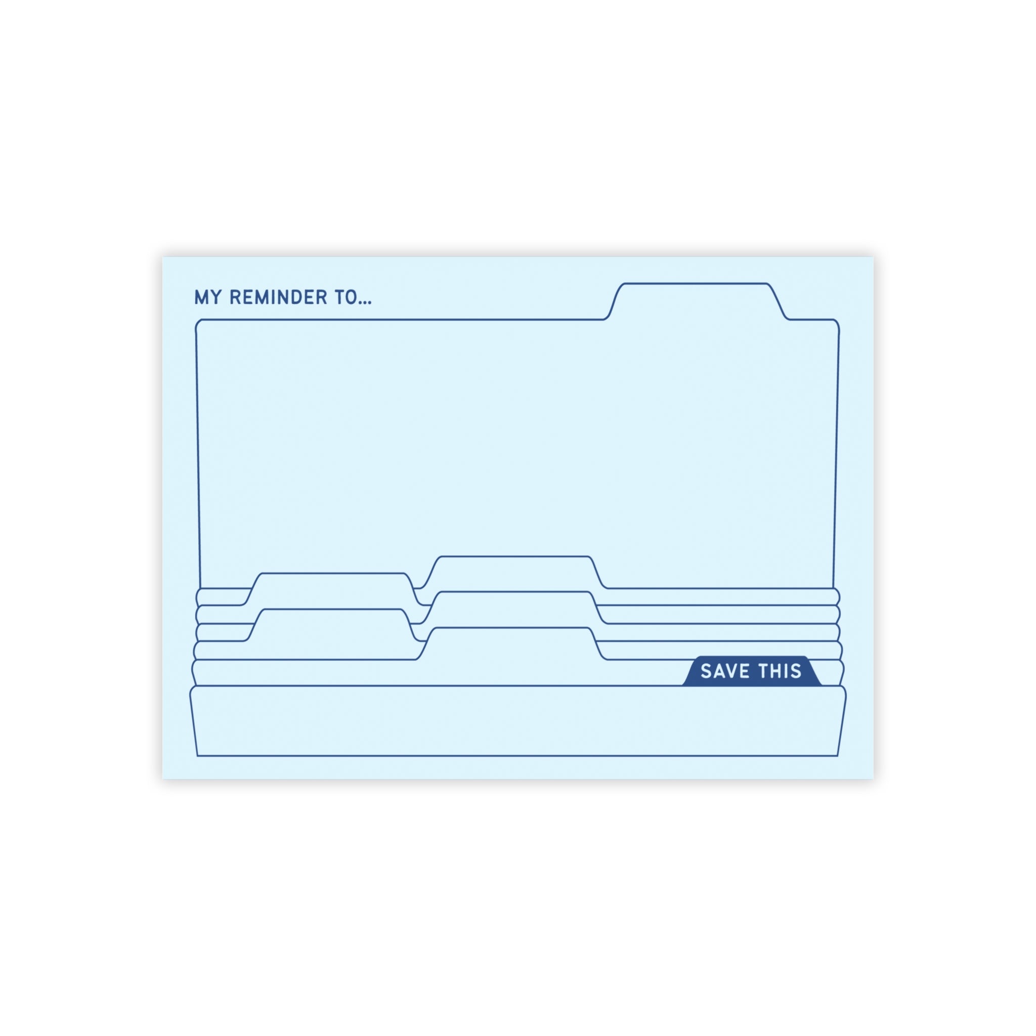 Daily Post-it® Note Pads - Blue