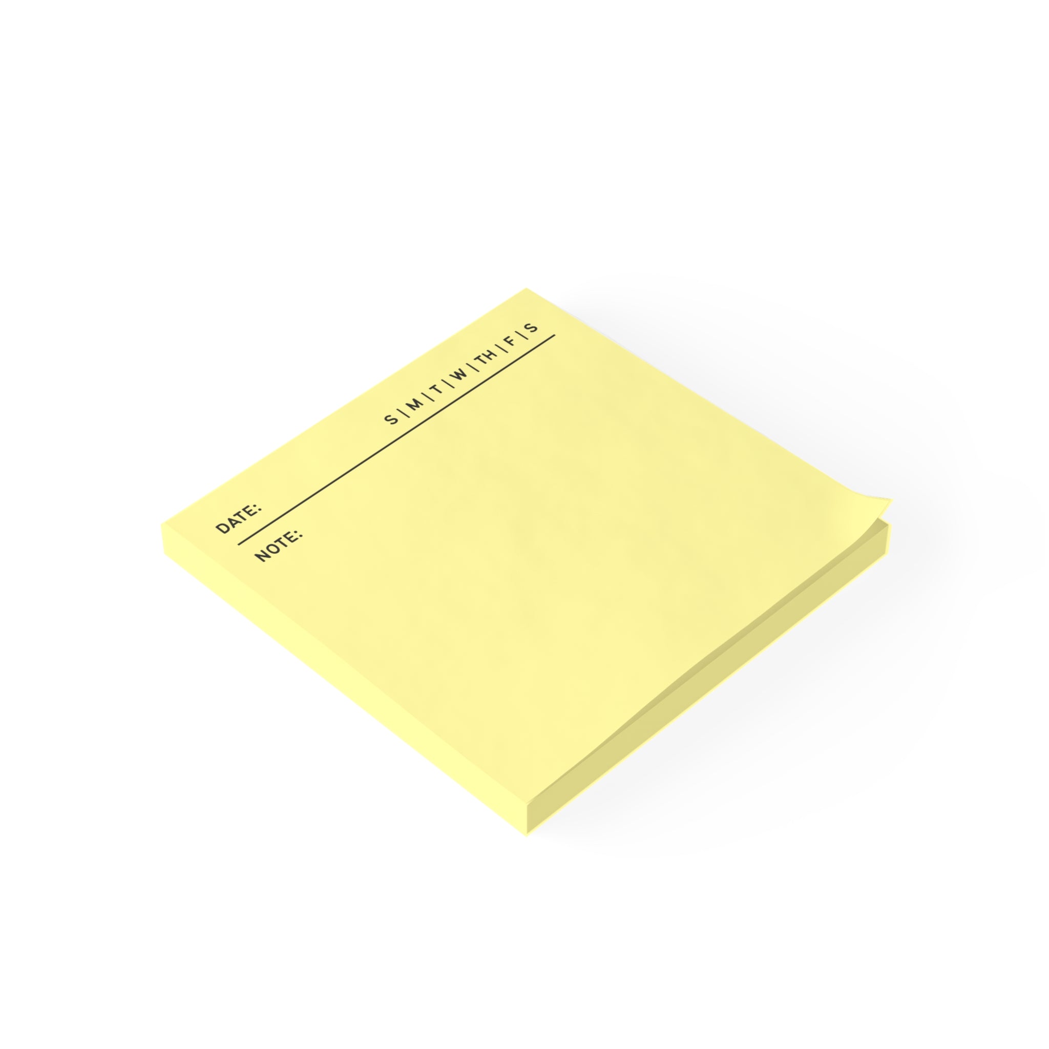 Task Tracker Post-it® Note Pads - Yellow