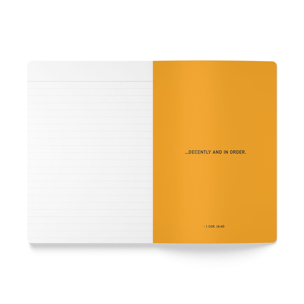 Softcover Journal (with Inside Prints) - Gold