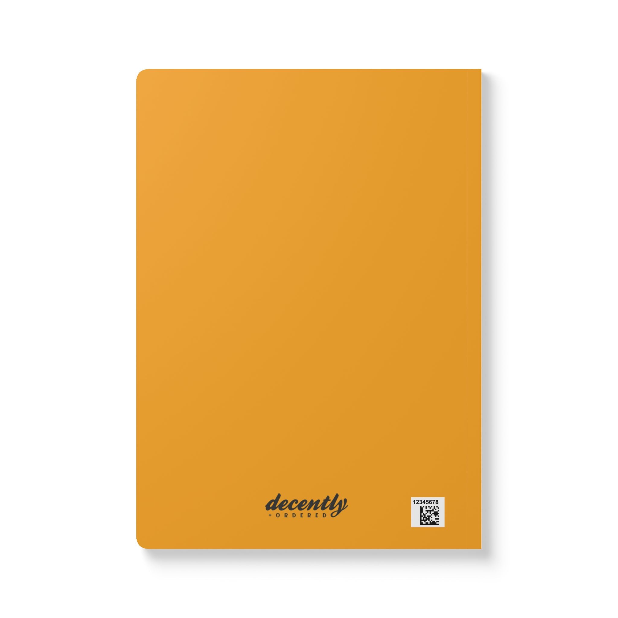 Softcover Journal (with Inside Prints) - Gold