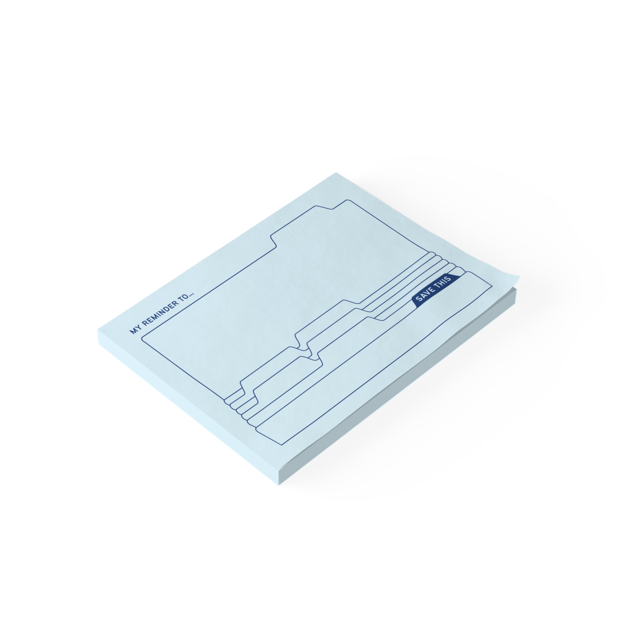 Daily Post-it® Note Pads - Blue