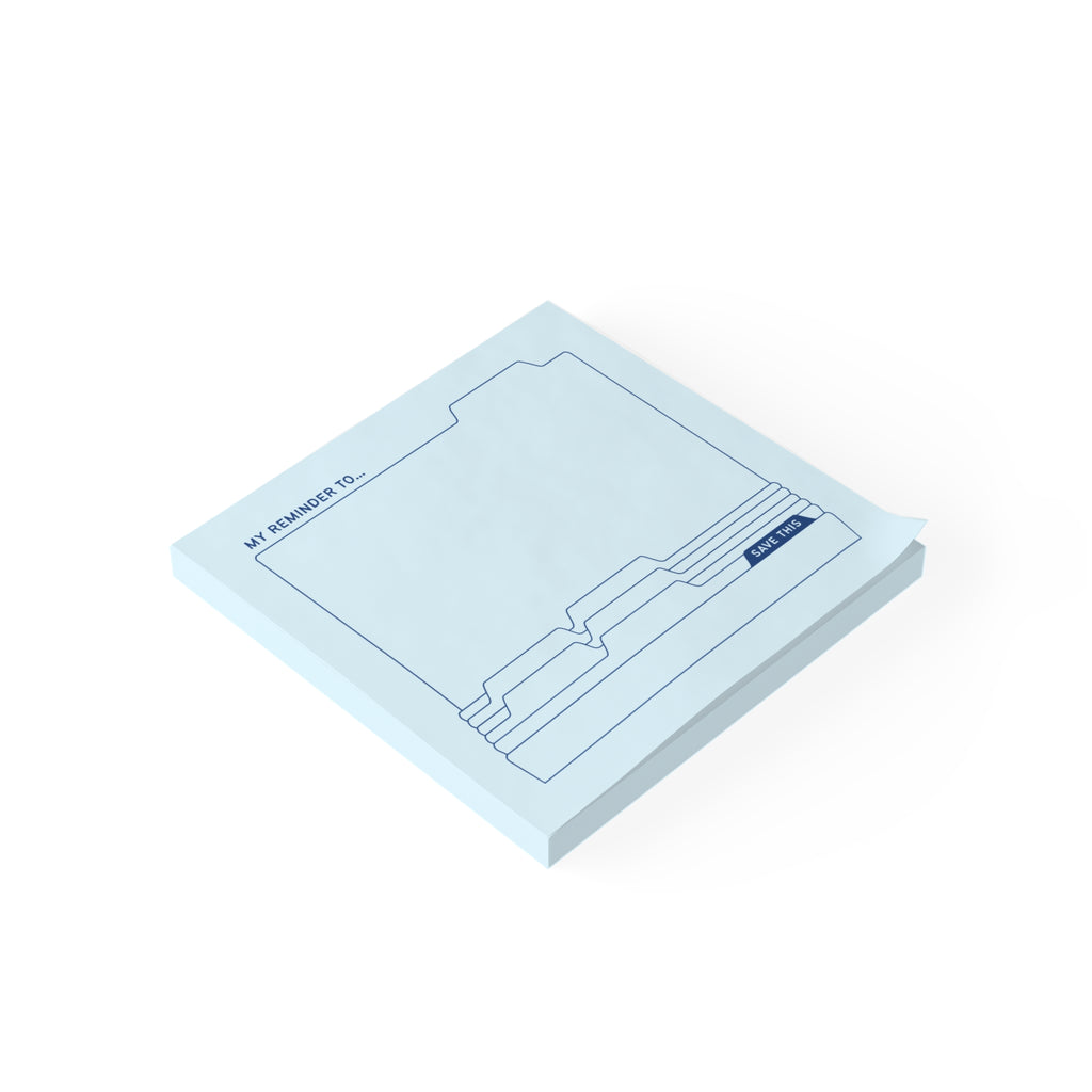 Daily Post-it® Note Pads - Blue