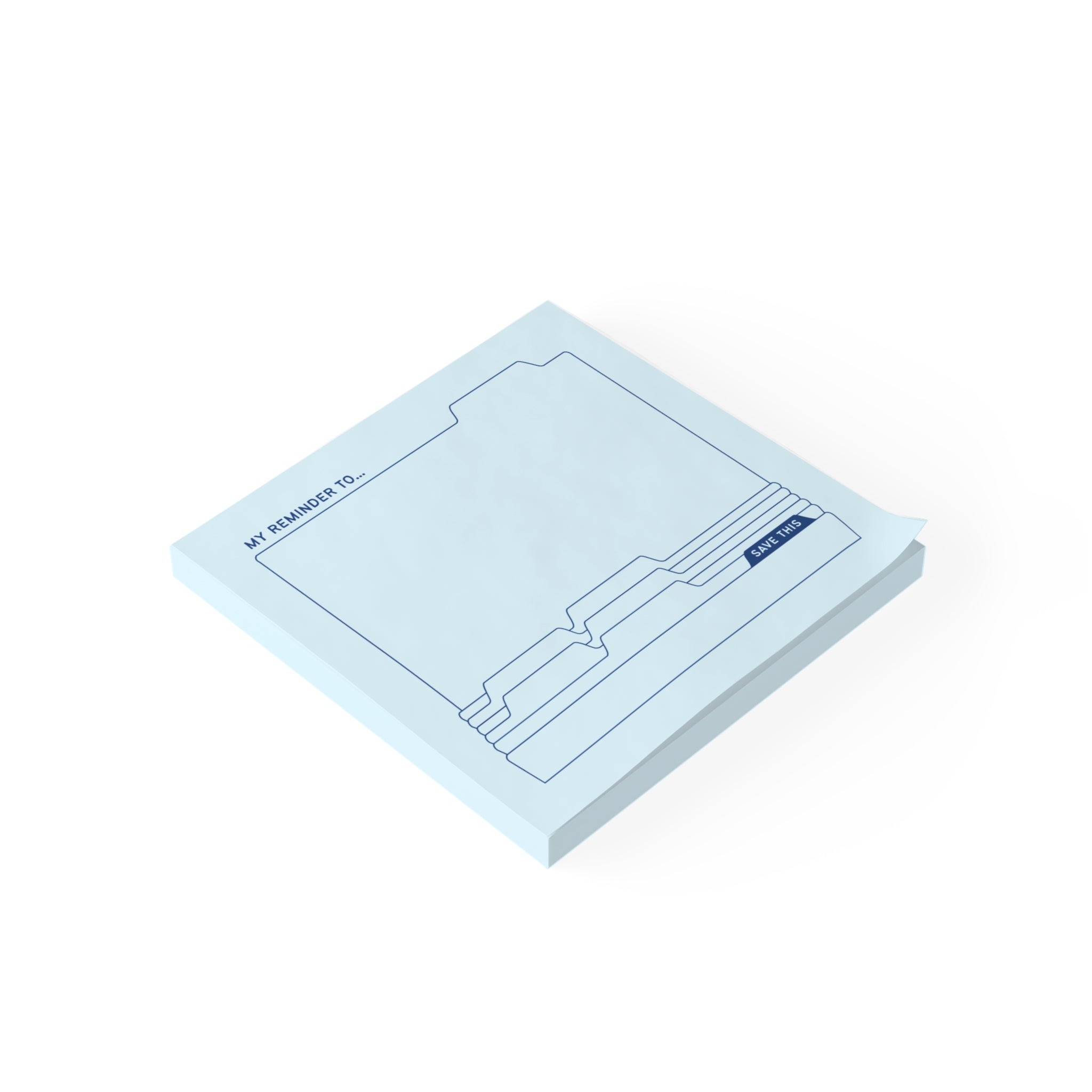 Daily Post-it® Note Pads - Blue