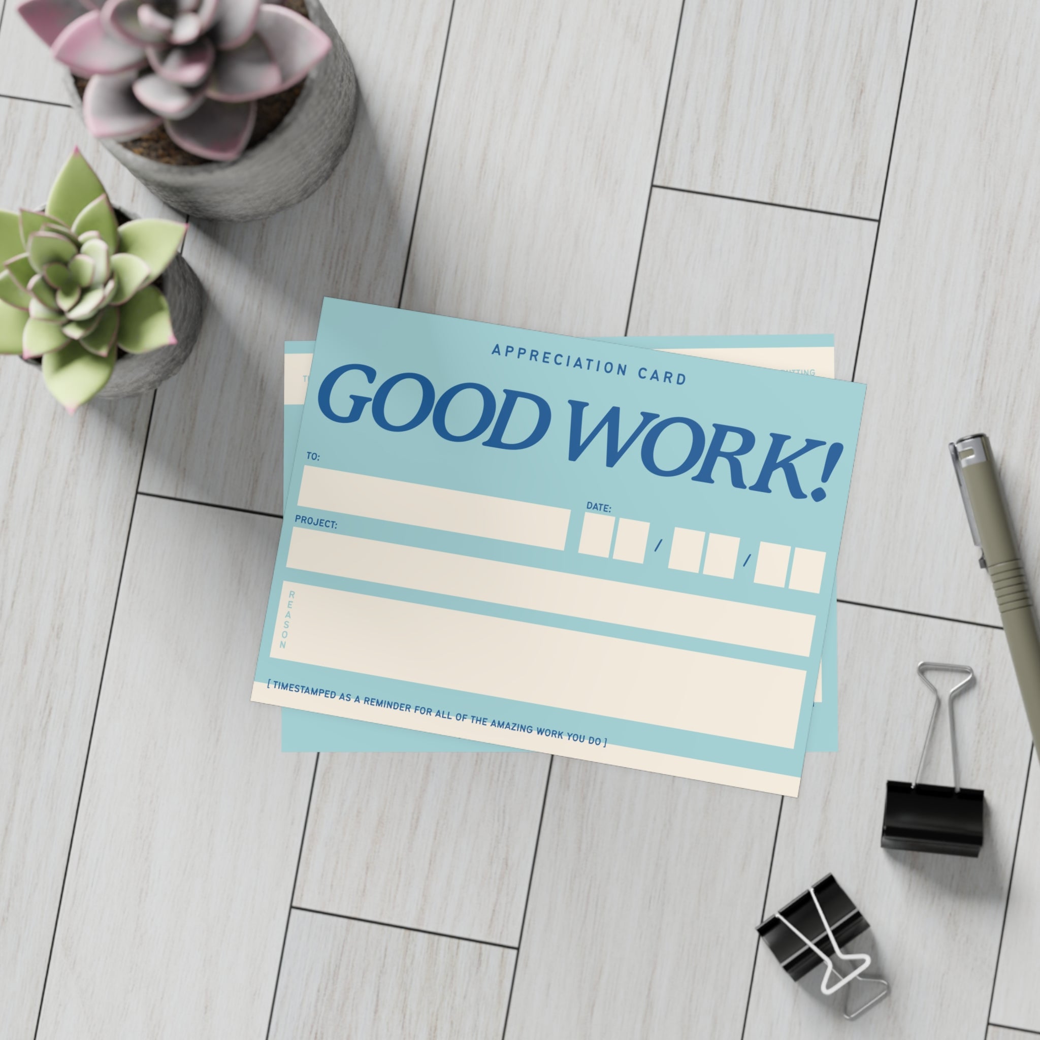 Good Work! Greeting Card Bundles (envelopes included)