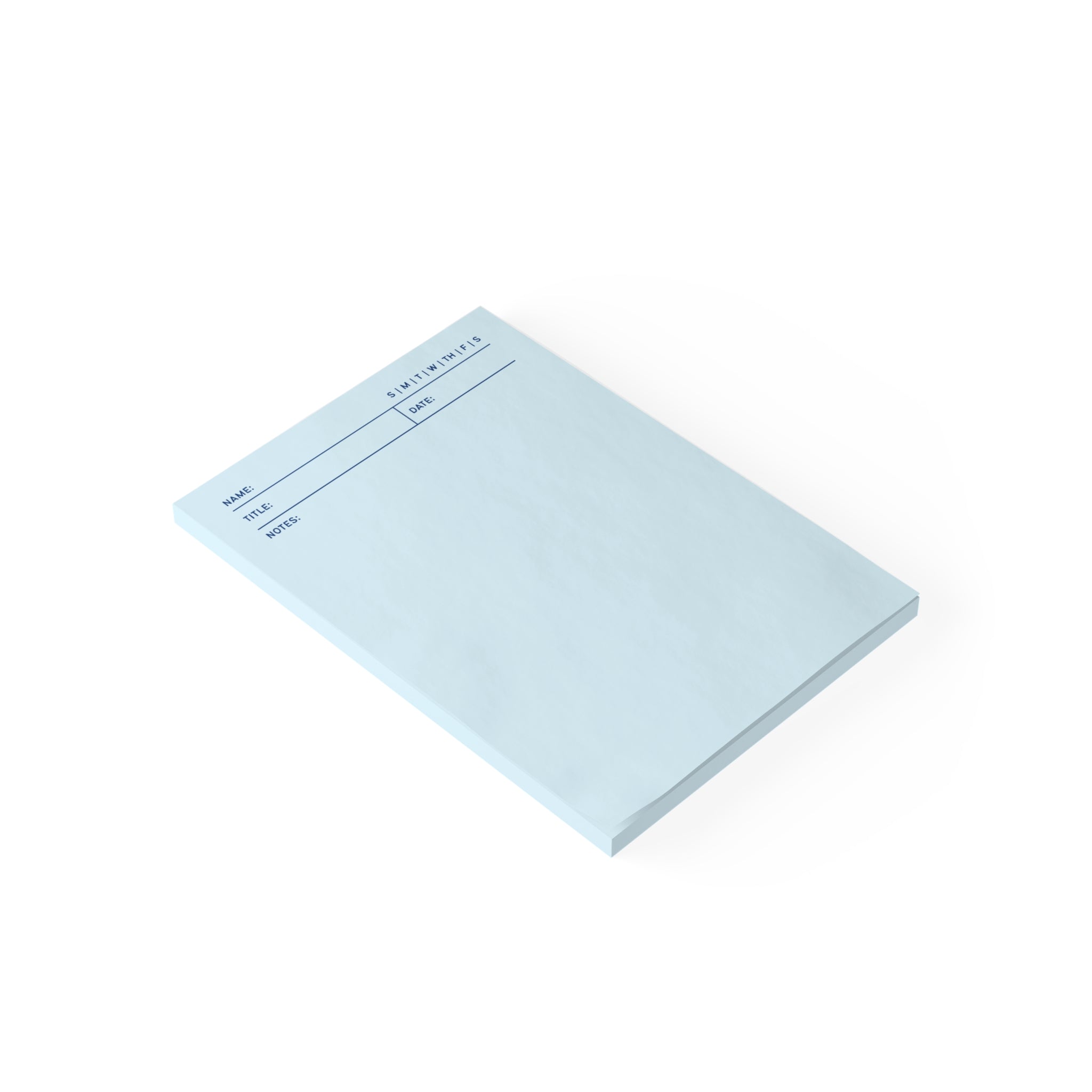 Task Tracker Post-it® Note Pads - Blue