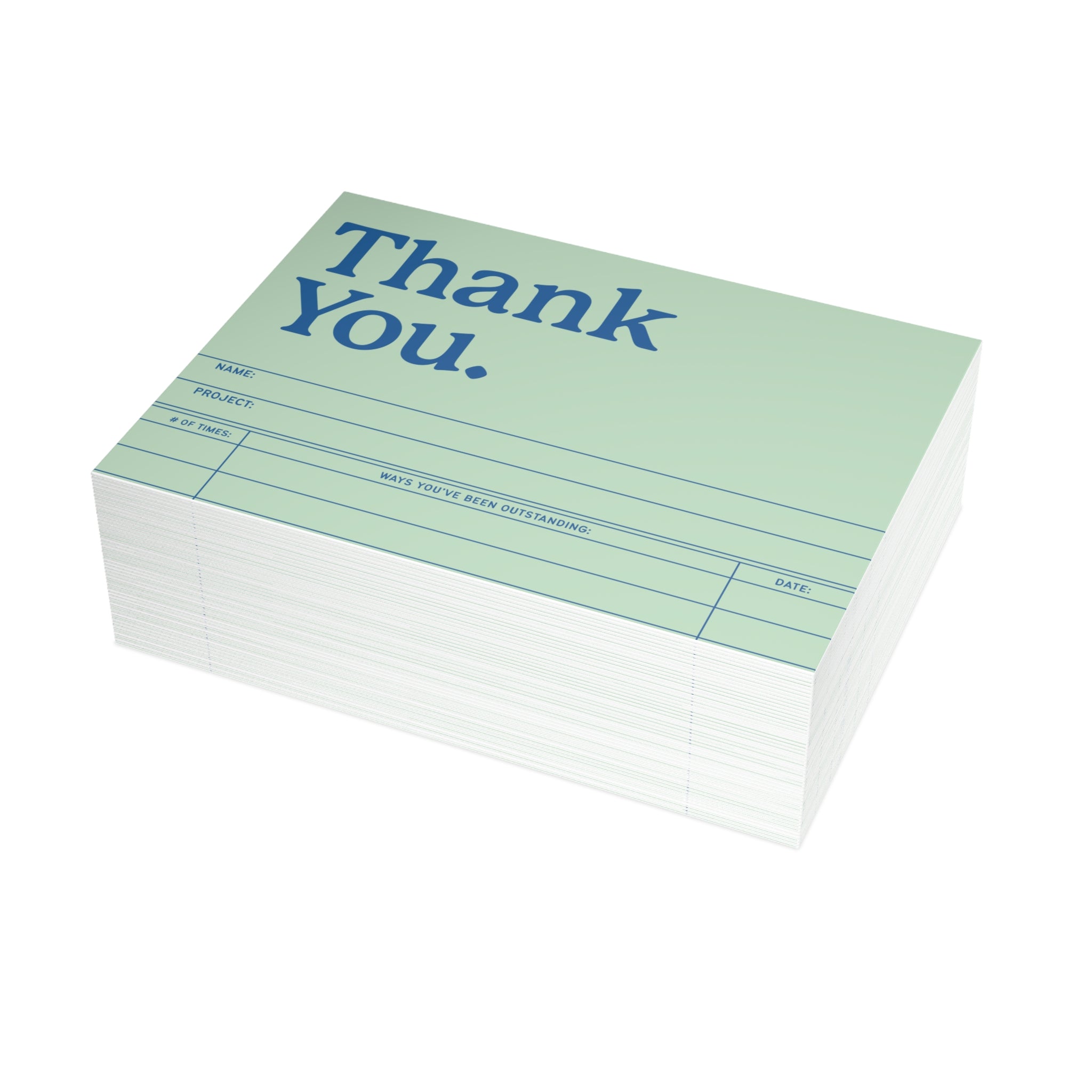 Thank You Greeting Card Bundles (envelopes included)