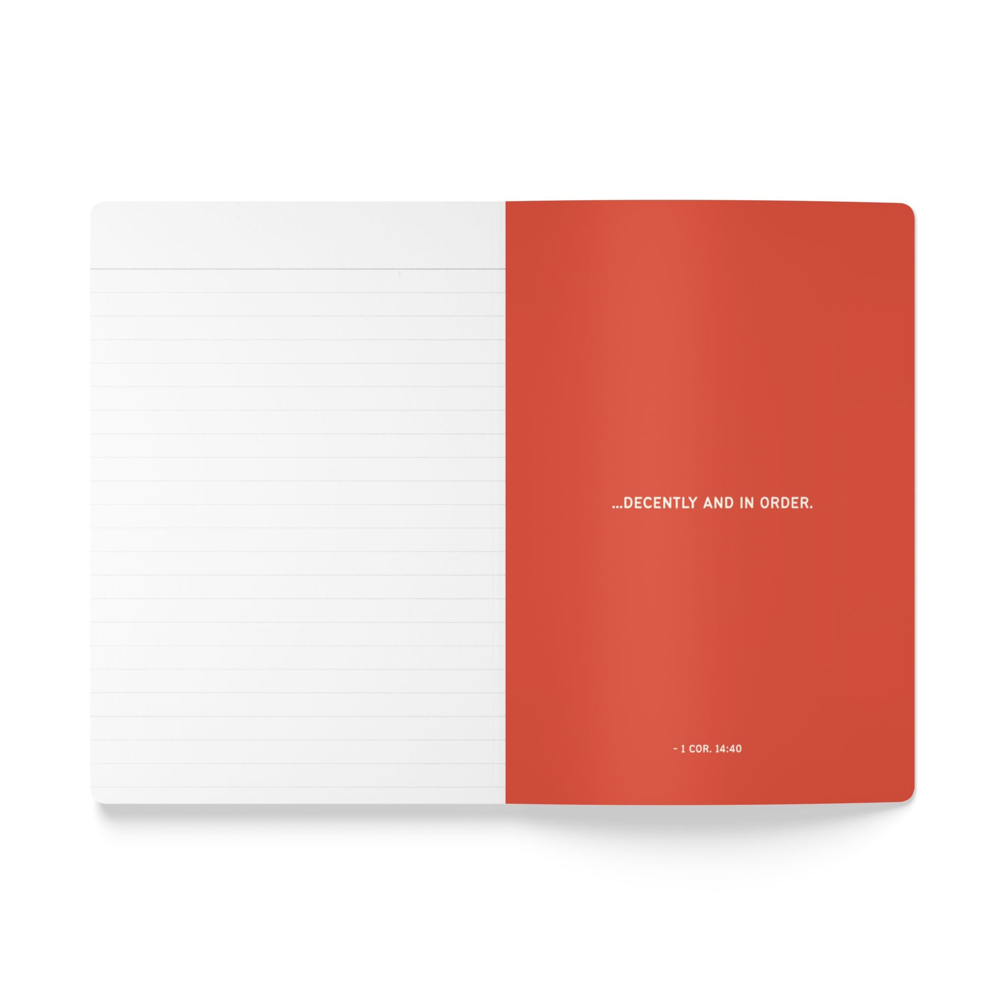 Softcover Journal (with Inside Prints) - Red
