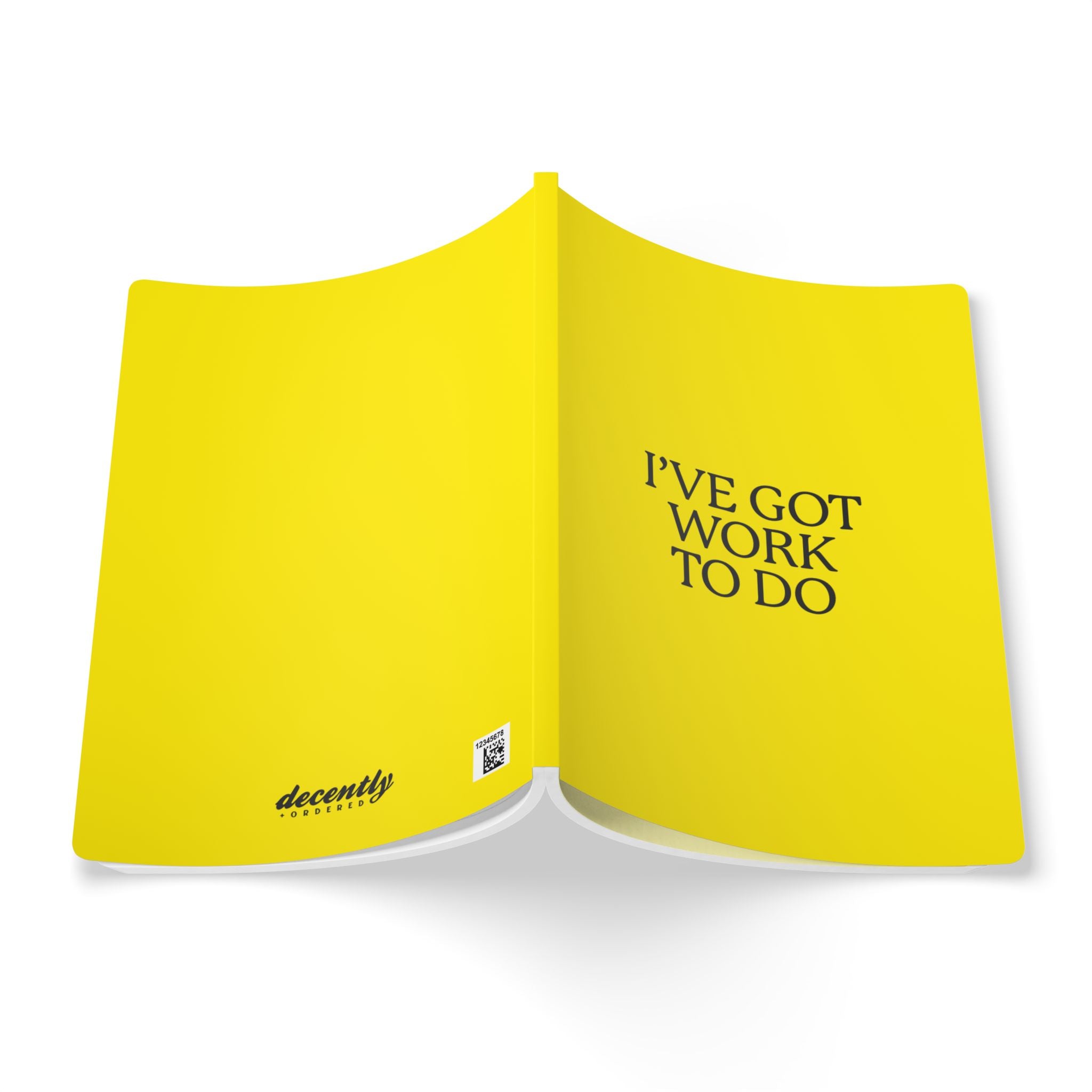 Softcover Journal (with Inside Prints) - Yellow