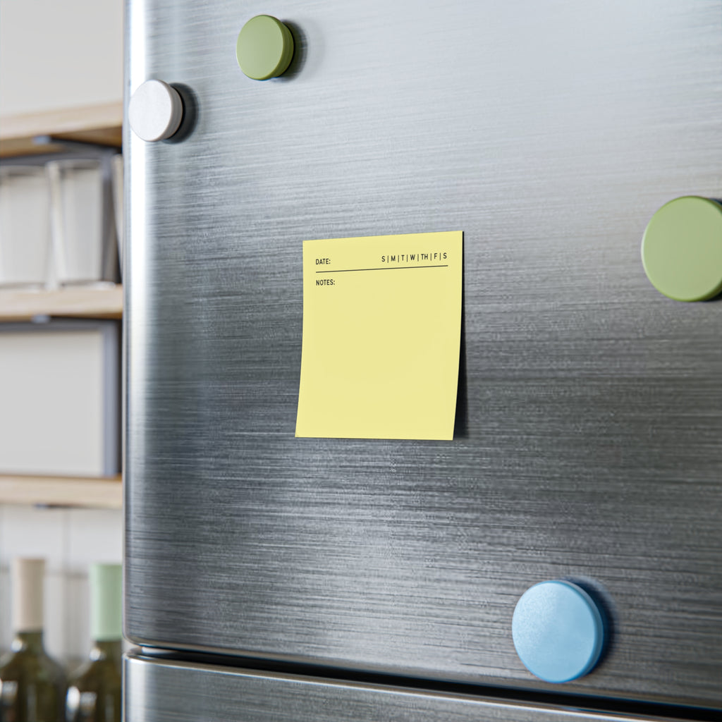 Task Tracker Post-it® Note Pads - Yellow