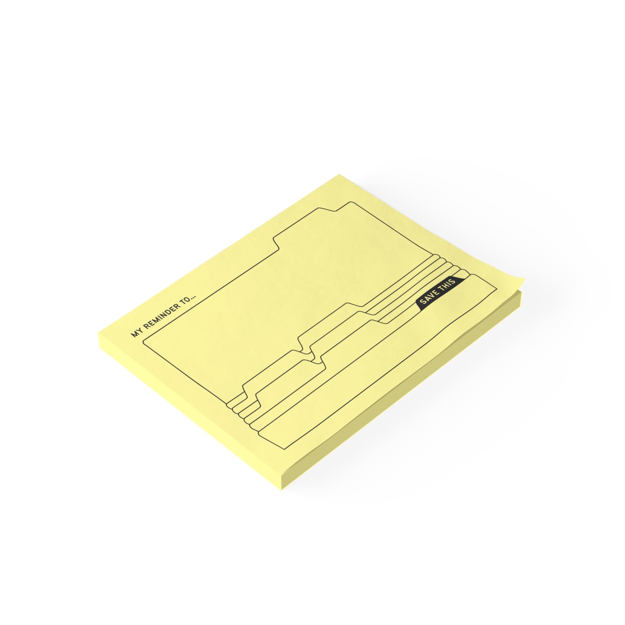Daily Post-it® Note Pads - Yellow