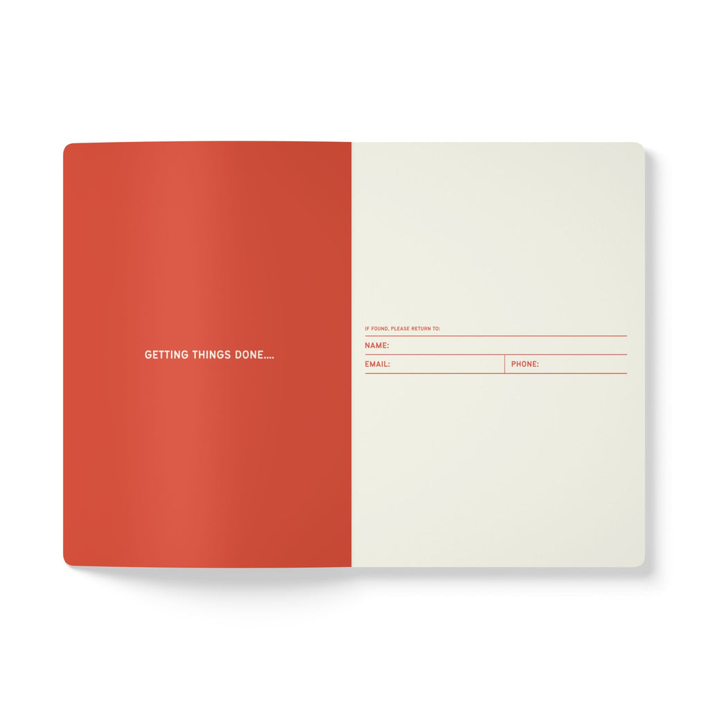 Softcover Journal (with Inside Prints) - Red