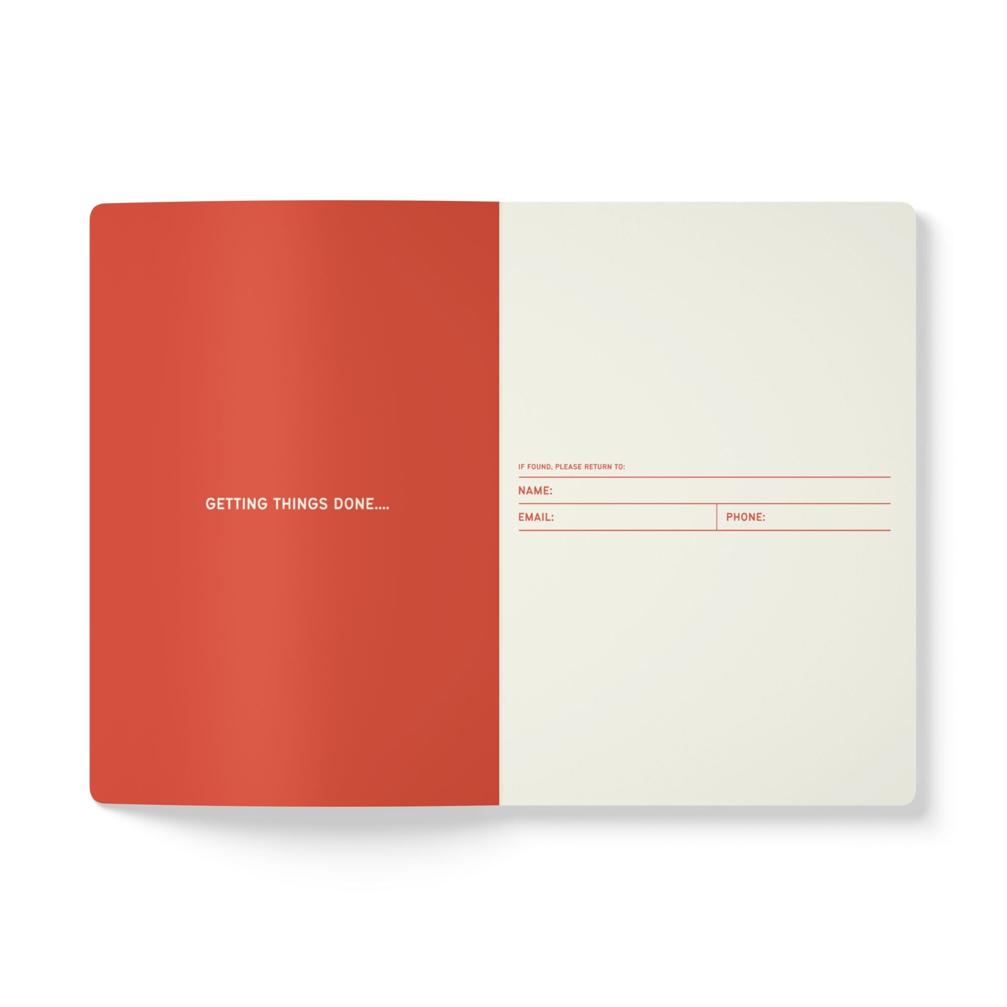 Softcover Journal (with Inside Prints) - Red