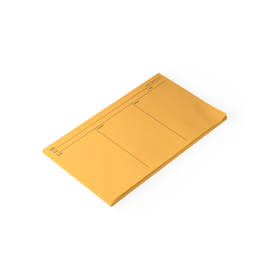Task Tracker Post-it® Note Pads - Gold