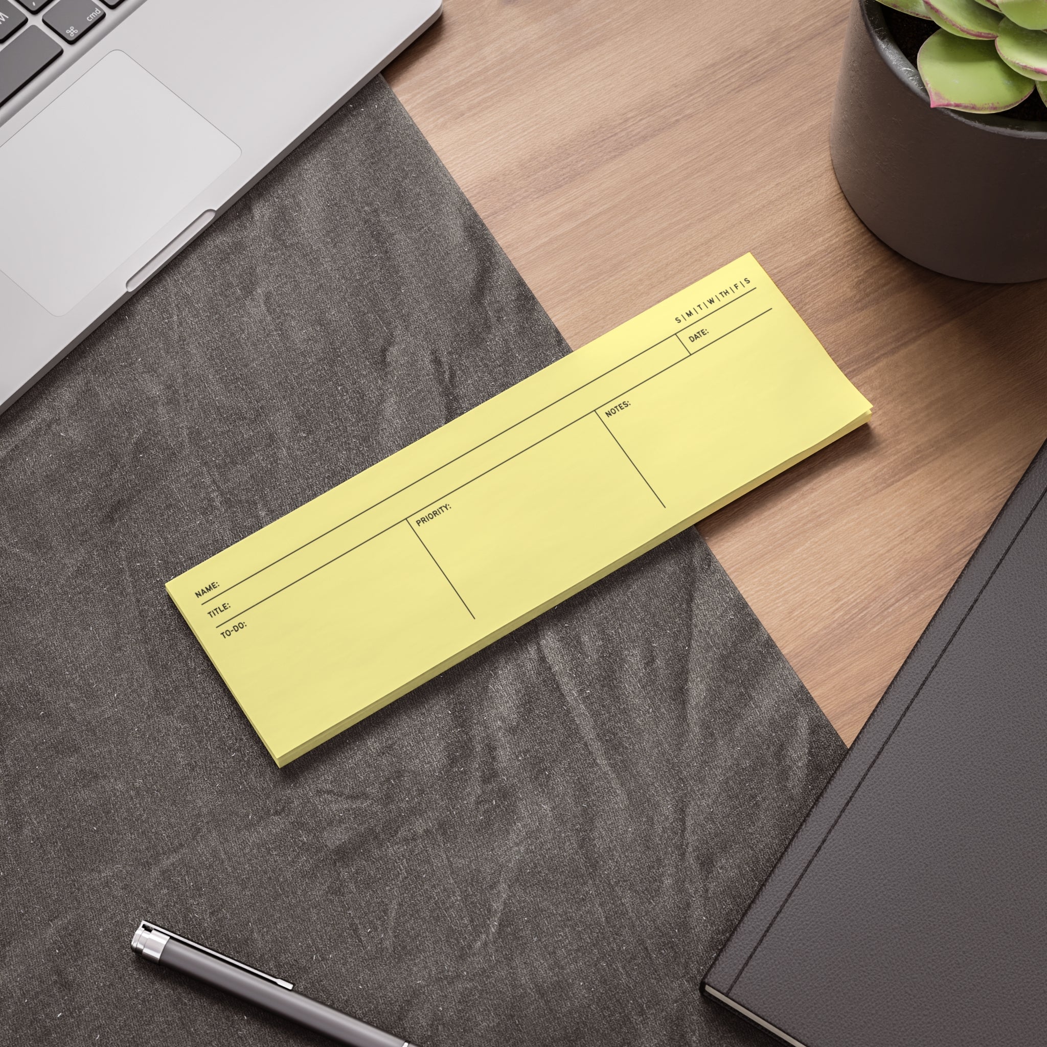 Task Tracker Post-it® Note Pads - Yellow