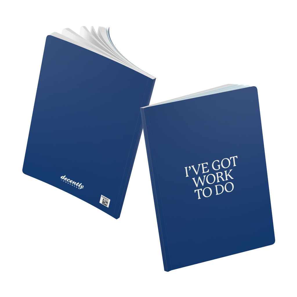 Softcover Journal (with Inside Prints) - Blue