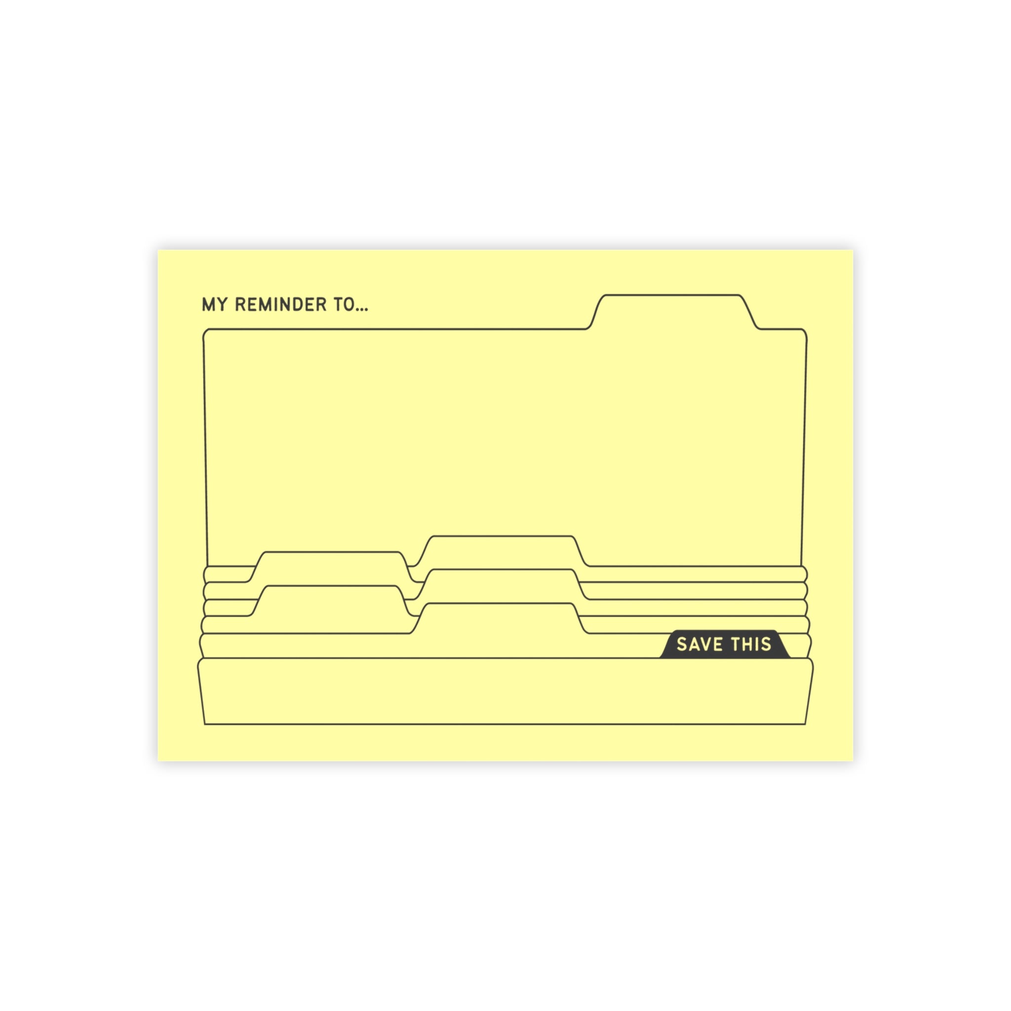Daily Post-it® Note Pads - Yellow