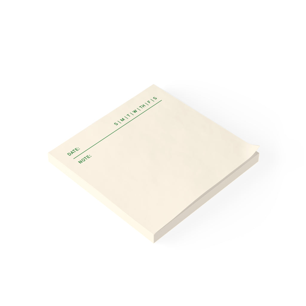 Task Tracker Post-it® Note Pads - White