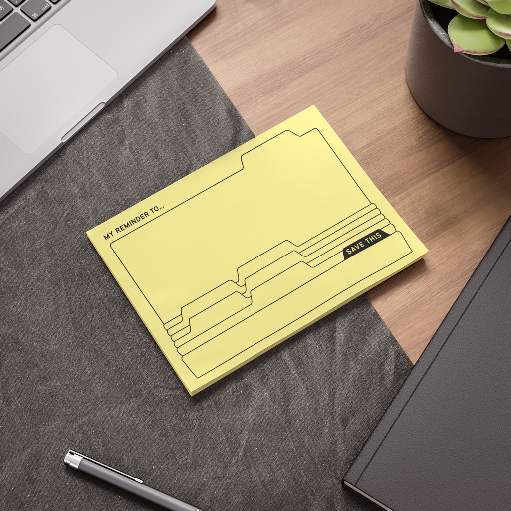 Daily Post-it® Note Pads - Yellow