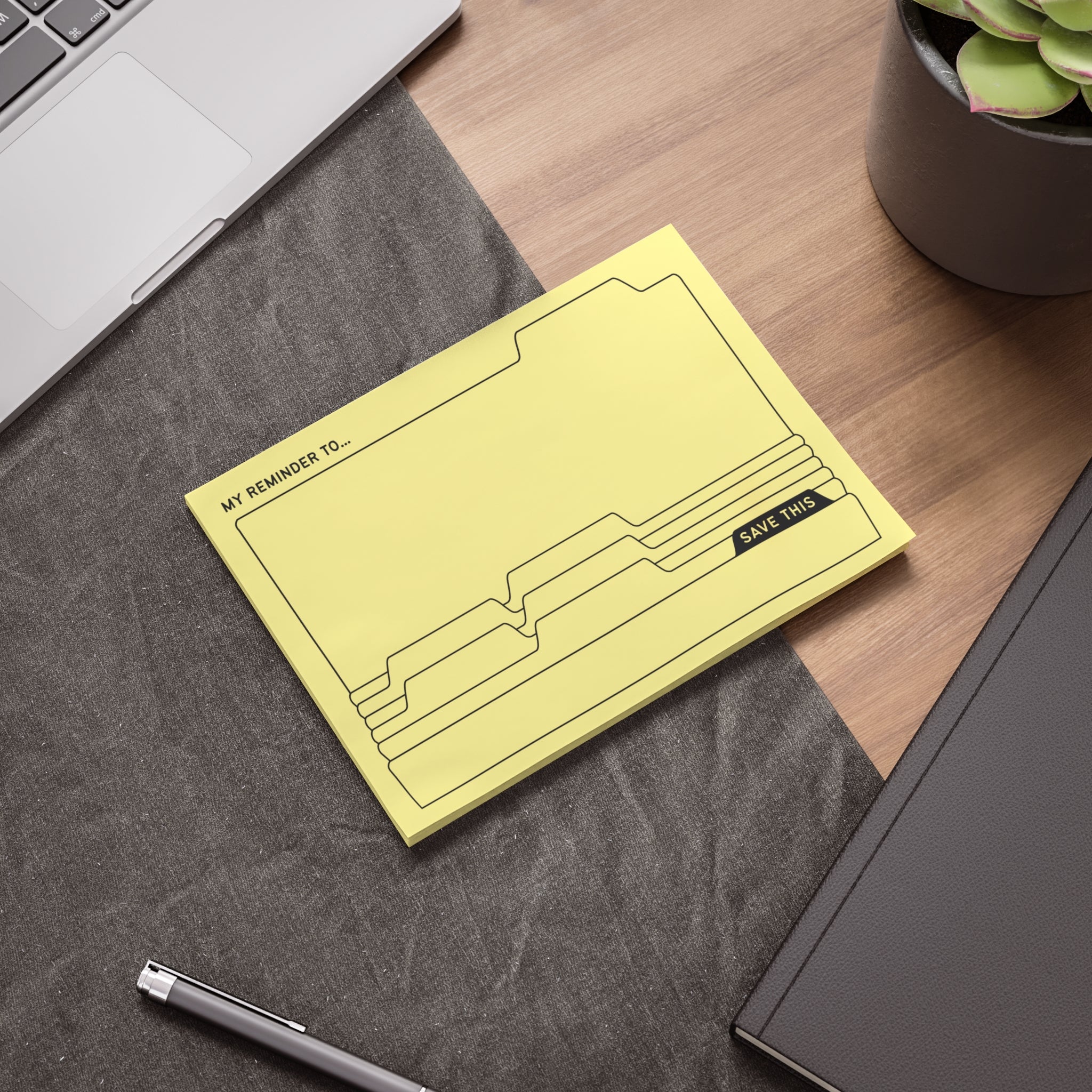 Daily Post-it® Note Pads - Yellow