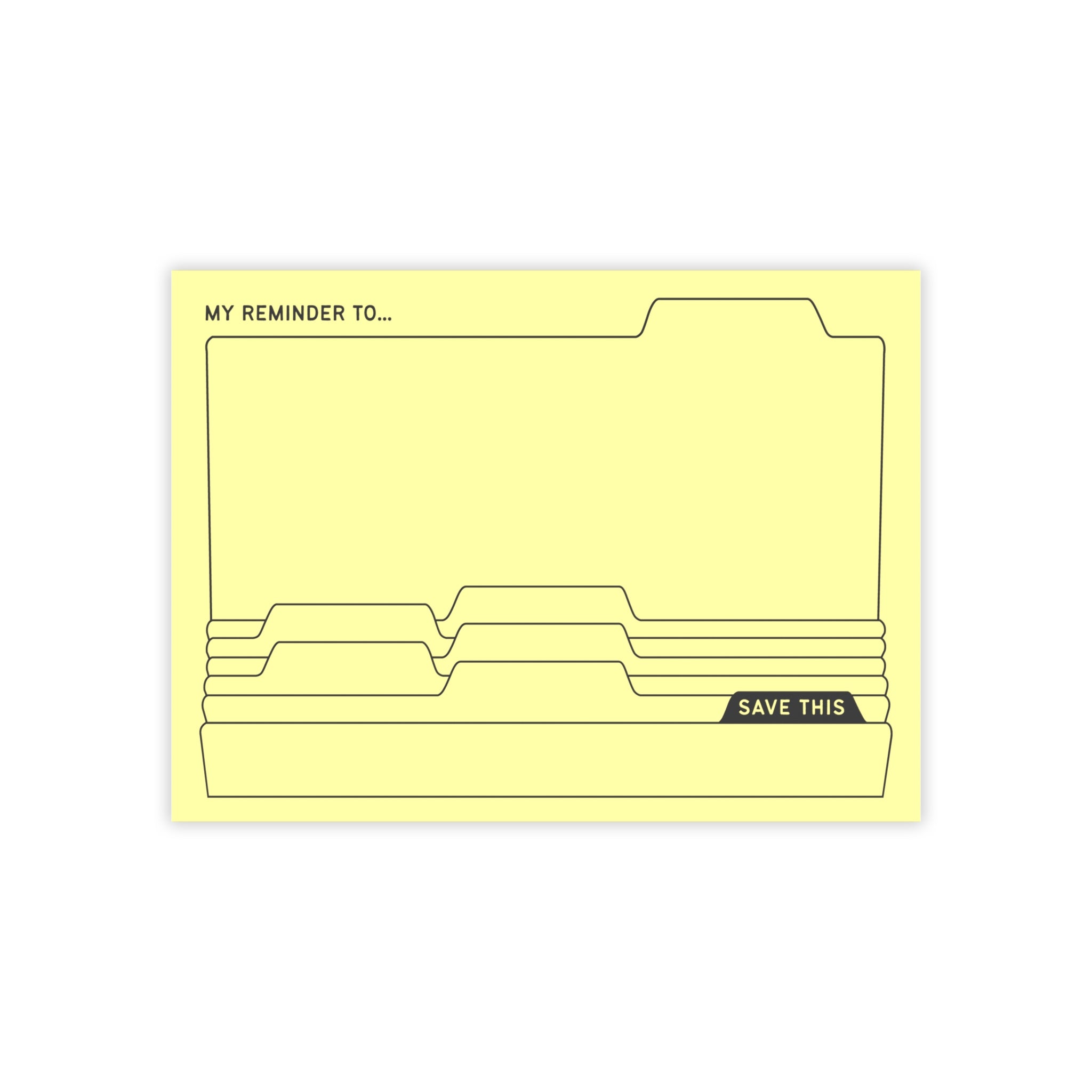 Daily Post-it® Note Pads - Yellow
