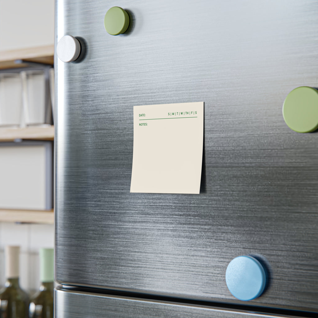 Task Tracker Post-it® Note Pads - White
