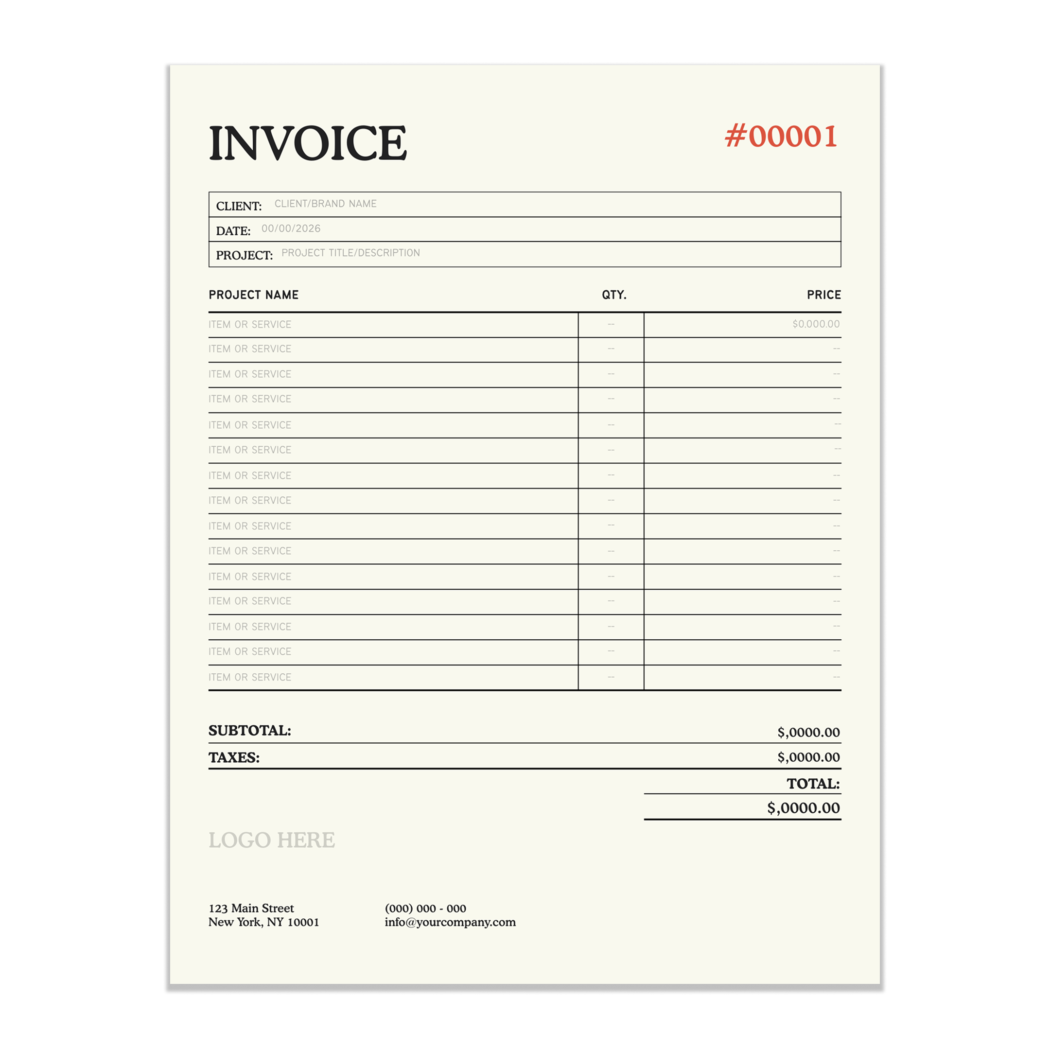 Invoice Template