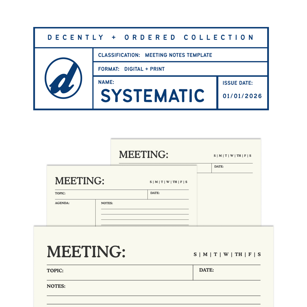 Meeting Notes Template