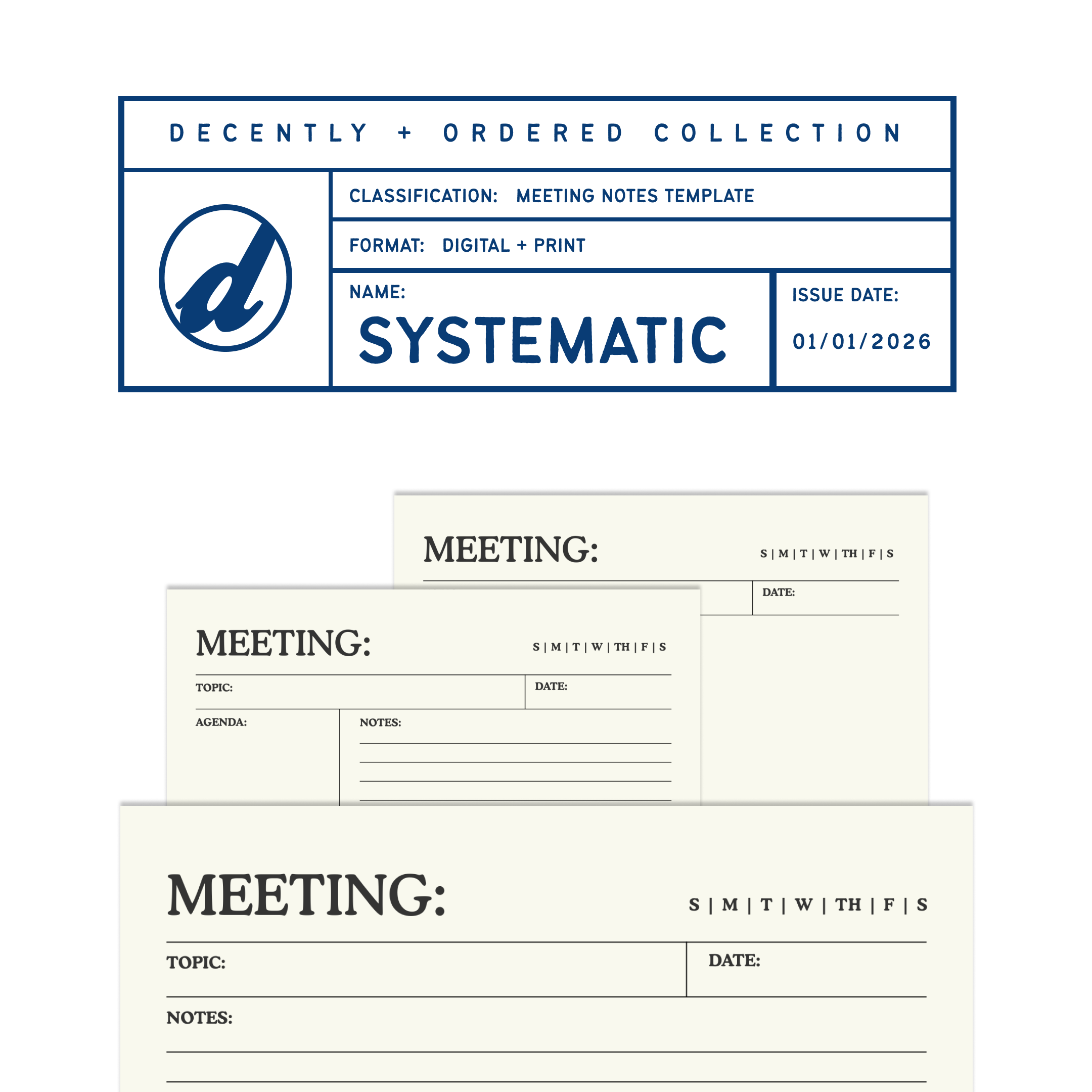 Meeting Notes Template