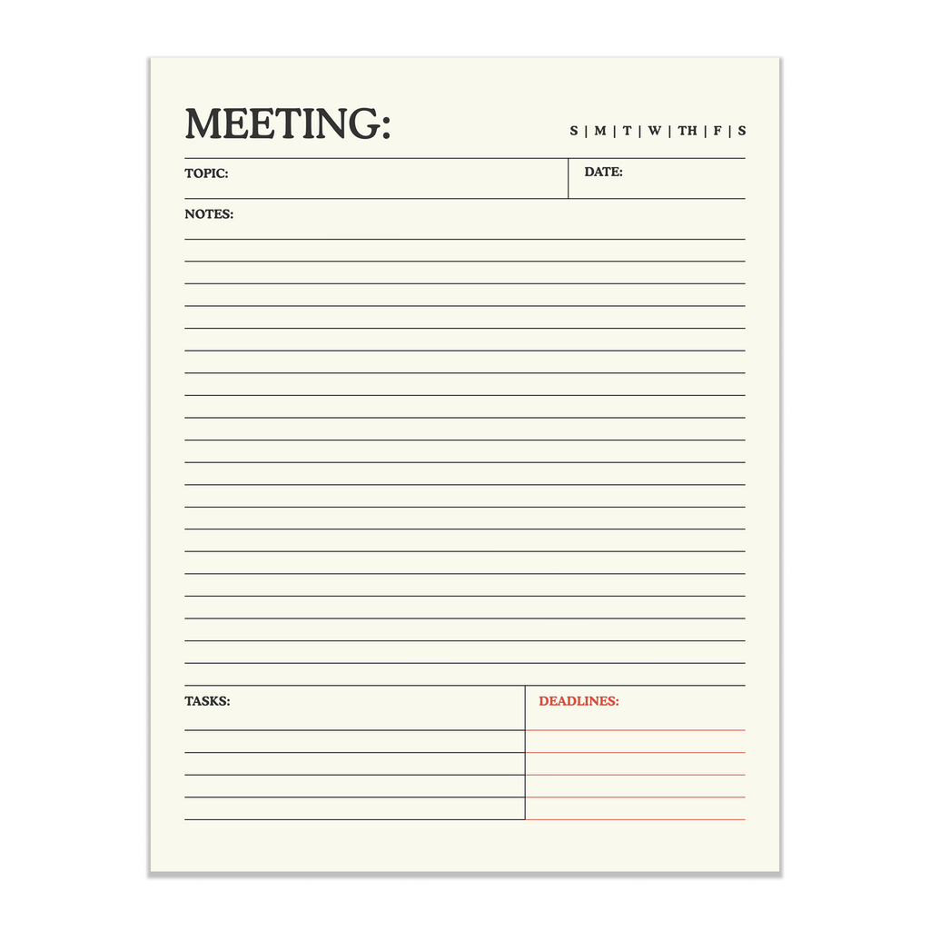 Meeting Notes Template