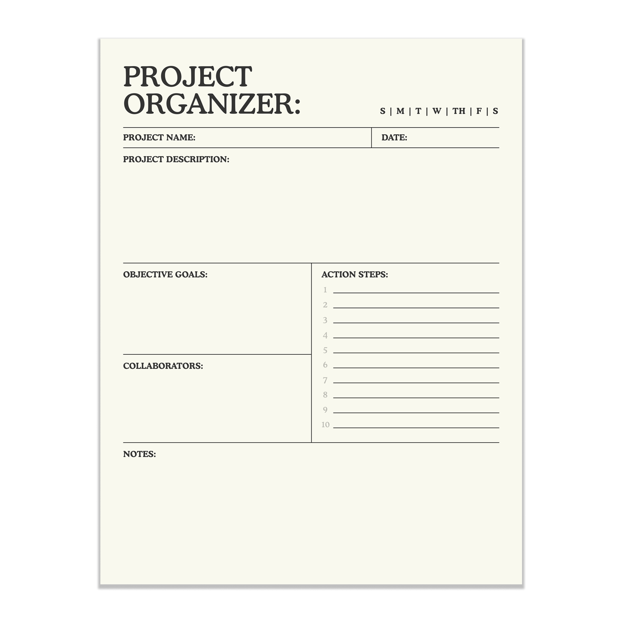 Project Organizer